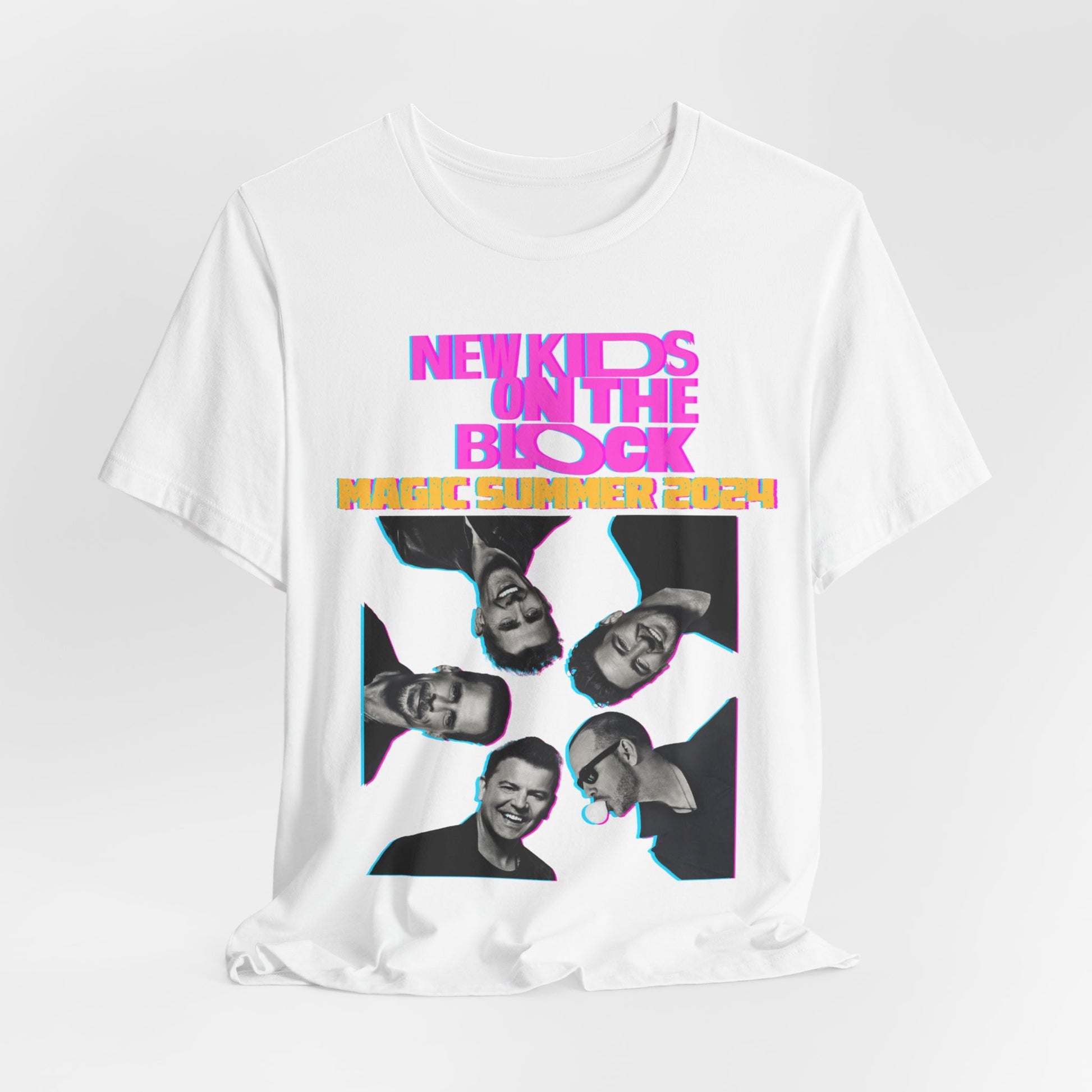 New Kids On The Block NKOTB 2024 Magic Summer TOUR (Double Sided) Unisex Shirt