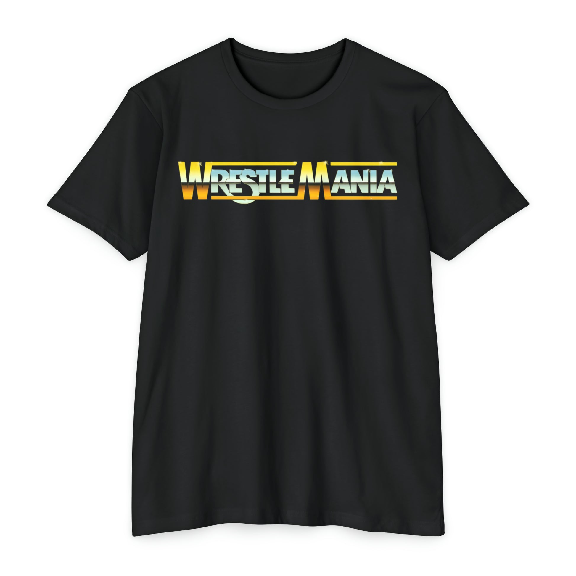 Wrestlemania logo 1-40 wwe history unisex Jersey T-shirt