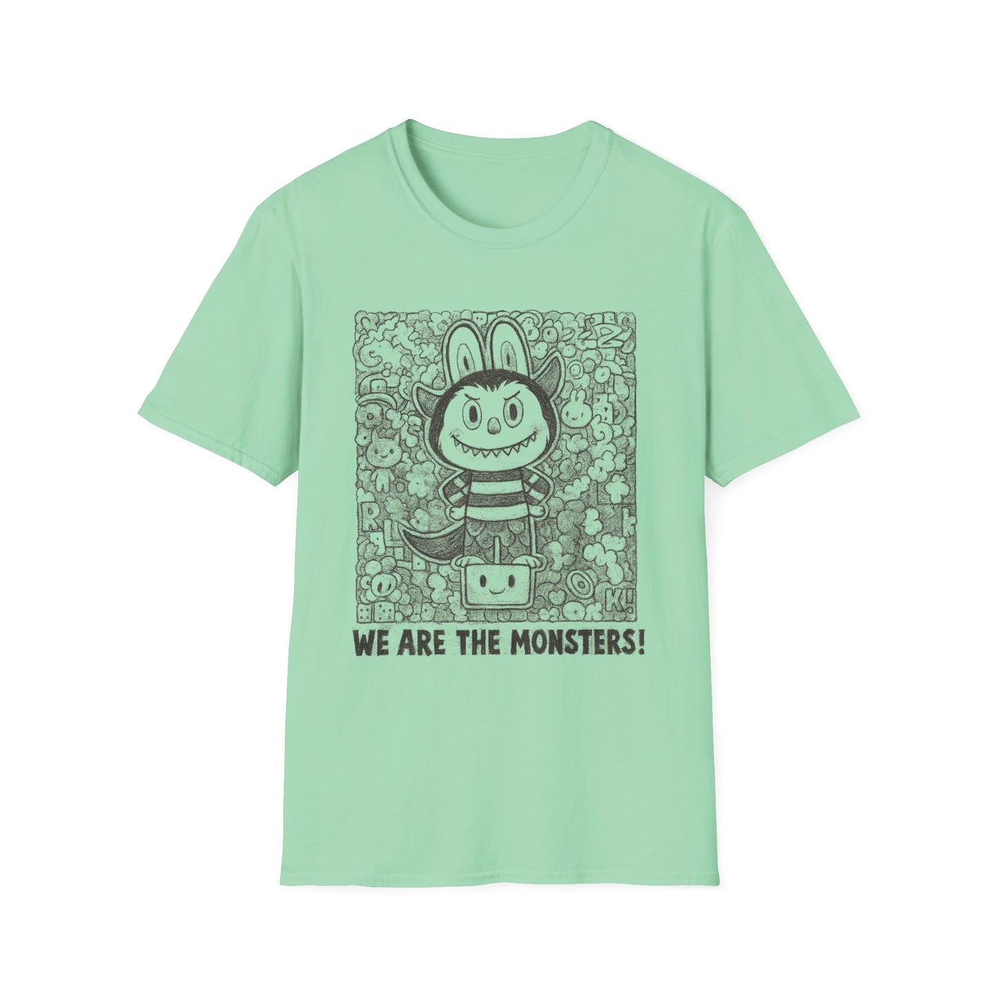 We Are The Monsters! (Sketch Labubu-Inspired) Adult Unisex Shirt