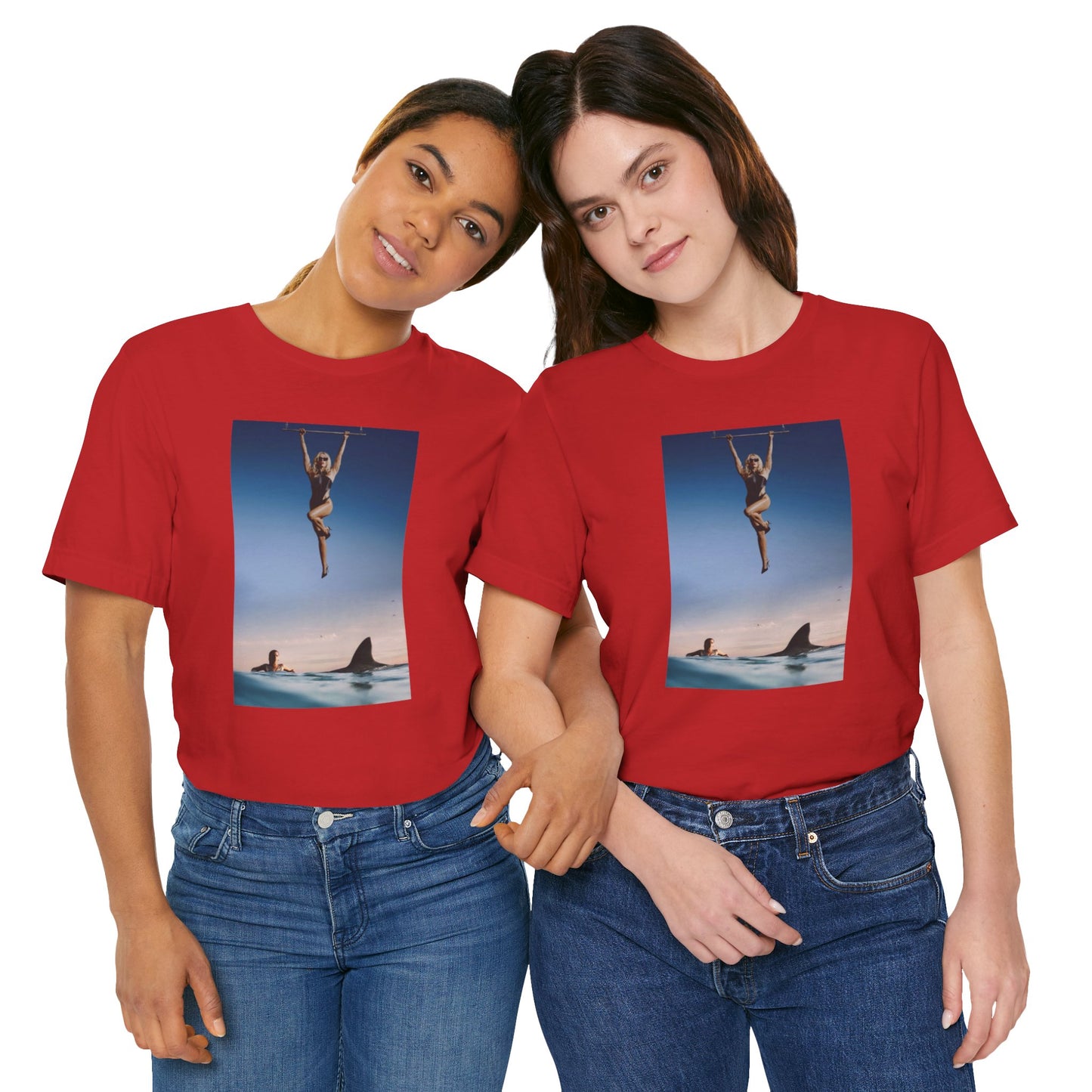 Dua Lipa x Miley (Radical Optimism Funny Spoof) Unisex Jersey Short Sleeve Tee