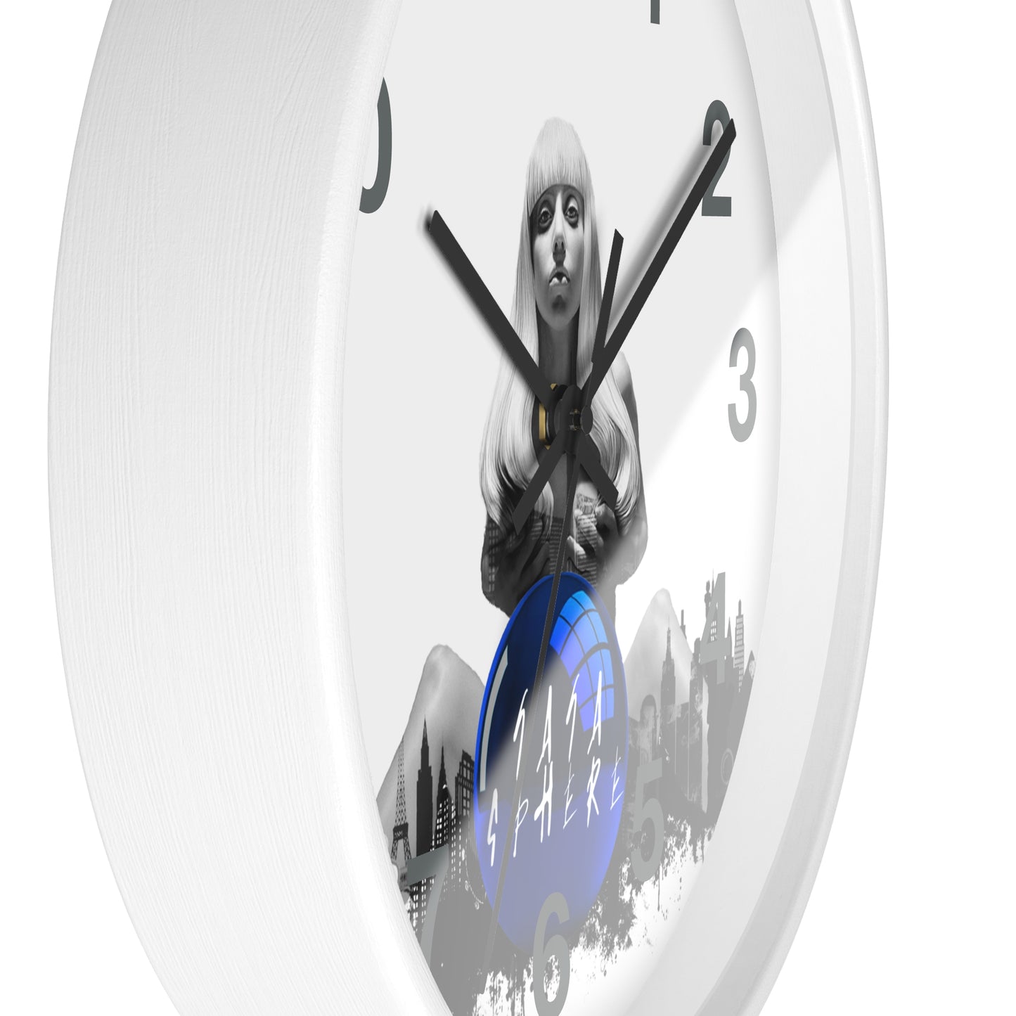 Lady Gaga Sphere Wall Clock