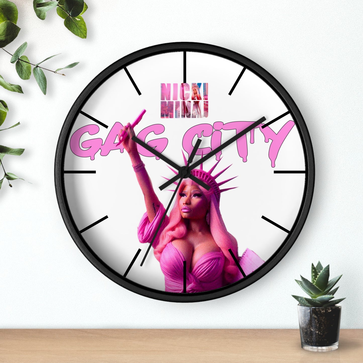 Nicki Minaj Pink friday 2 gag city Wall Clock