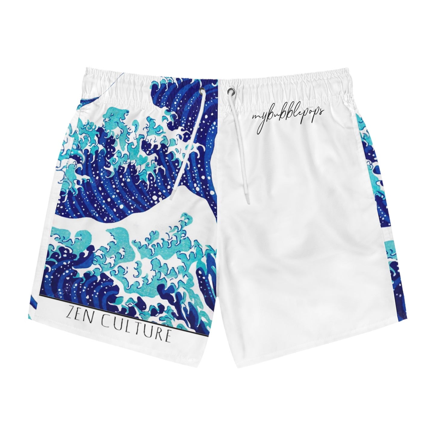 Zen Culture Waves Swim Shorts Trunks