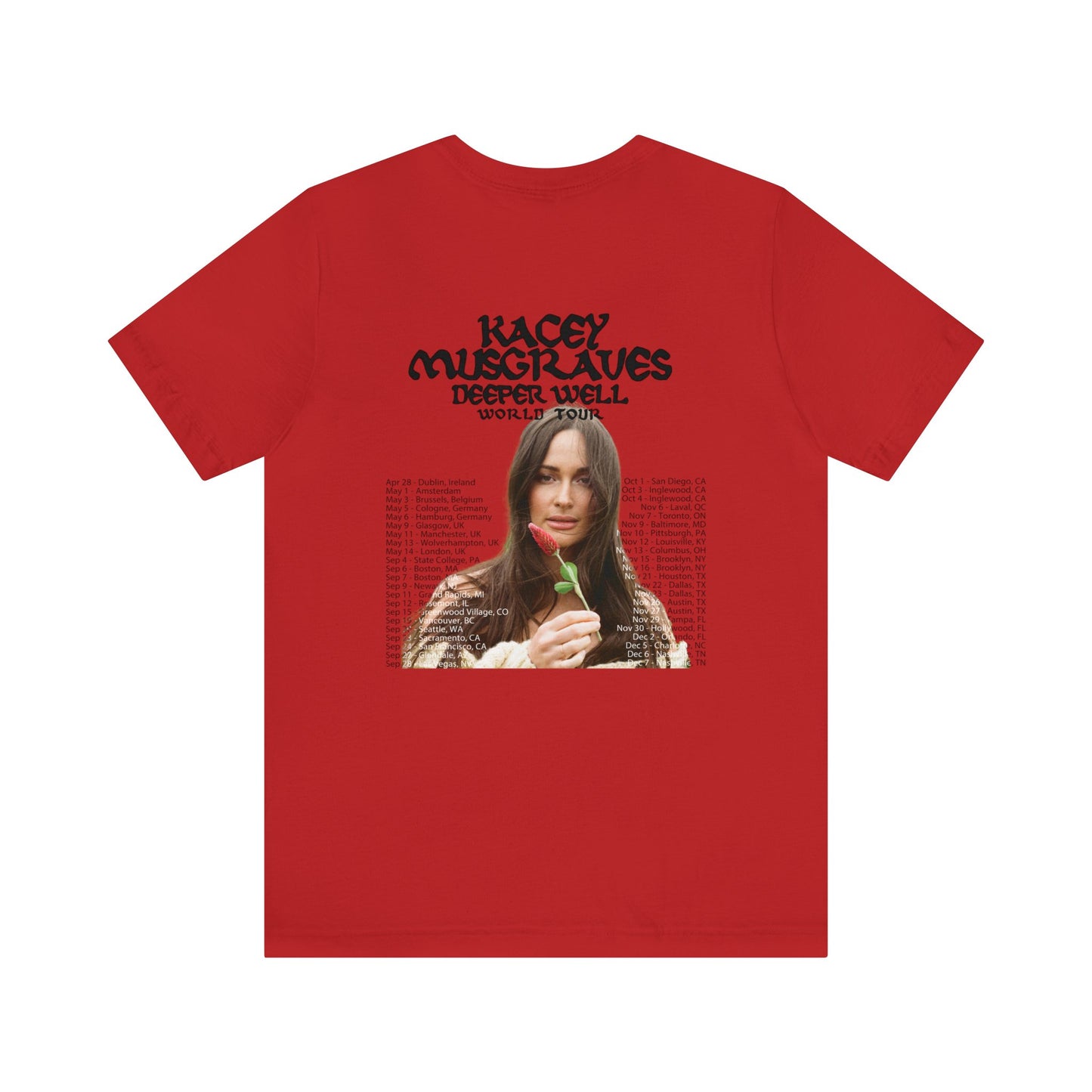 Deeper Well World 2024 Tour (Kacey Musgraves) Unisex Shirt