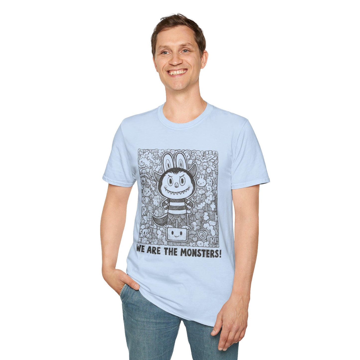 We Are The Monsters! (Sketch Labubu-Inspired) Adult Unisex Shirt