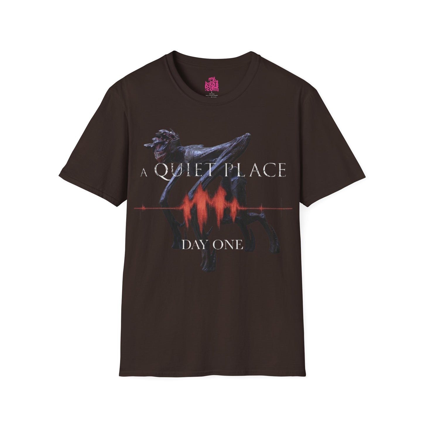 A Quiet Place Day one 2024 movie Unisex Softstyle T-Shirt