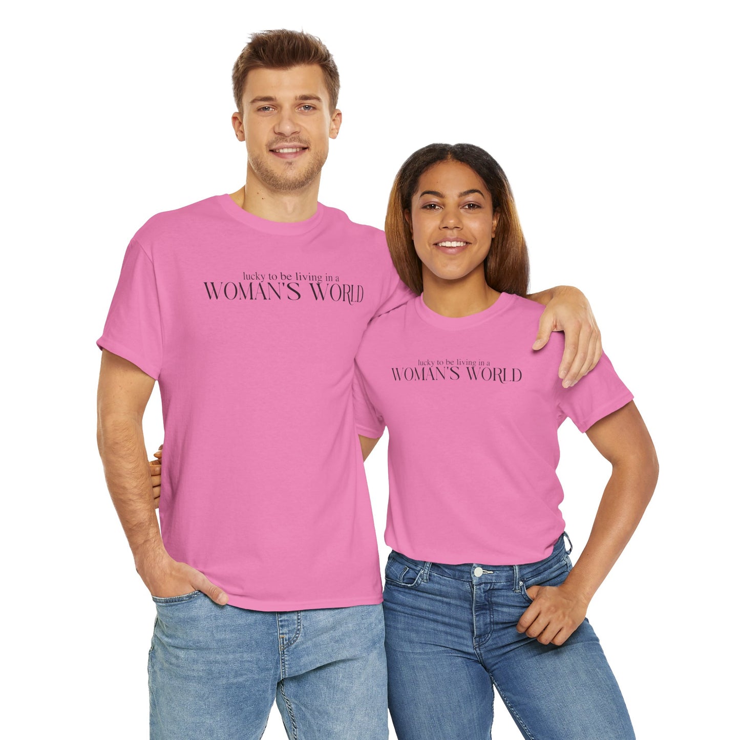 Lucky to be Living in a WOMAN'S WORLD (Katy Perry 2024 New Album Teaser) Inspired Unisex Shirt