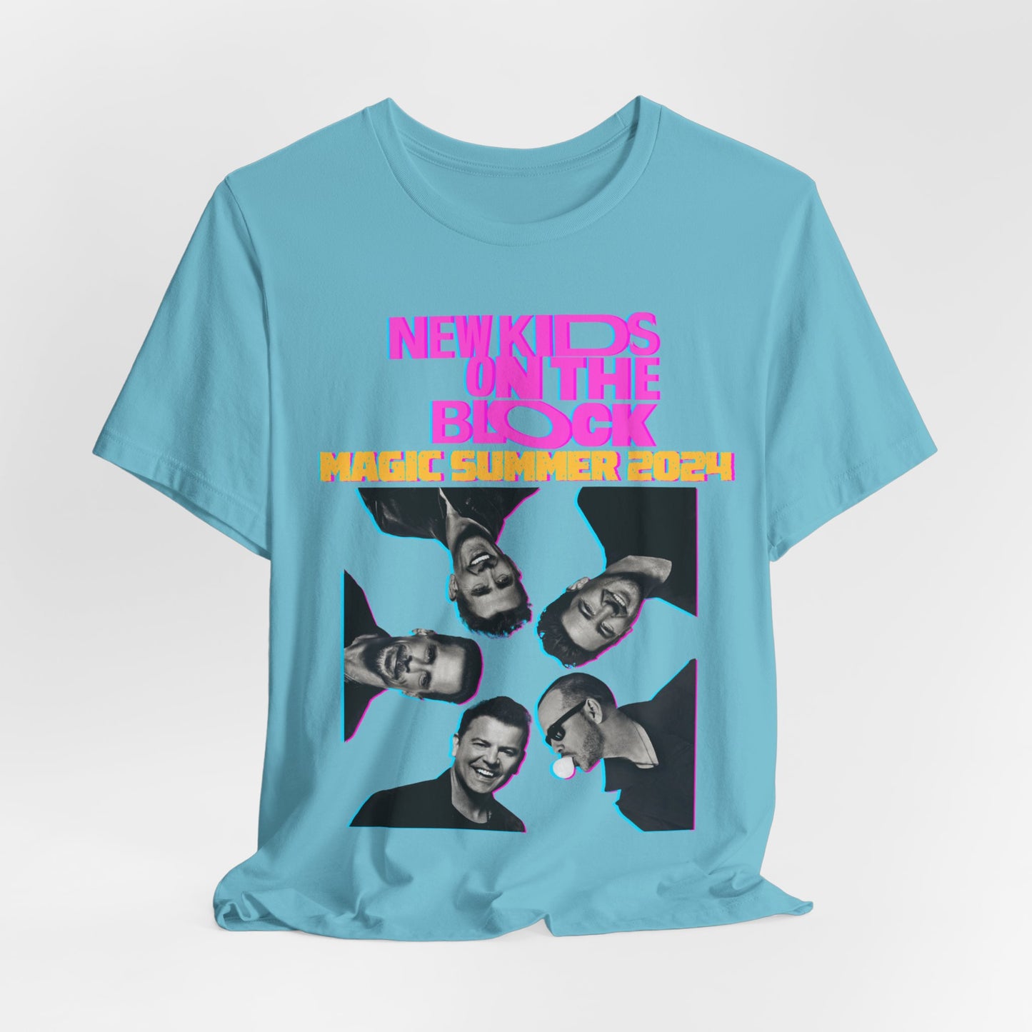 New Kids On The Block NKOTB 2024 Magic Summer TOUR (Double Sided) Unisex Shirt