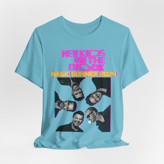 New Kids On The Block NKOTB 2024 Magic Summer TOUR (Double Sided) Unisex Shirt