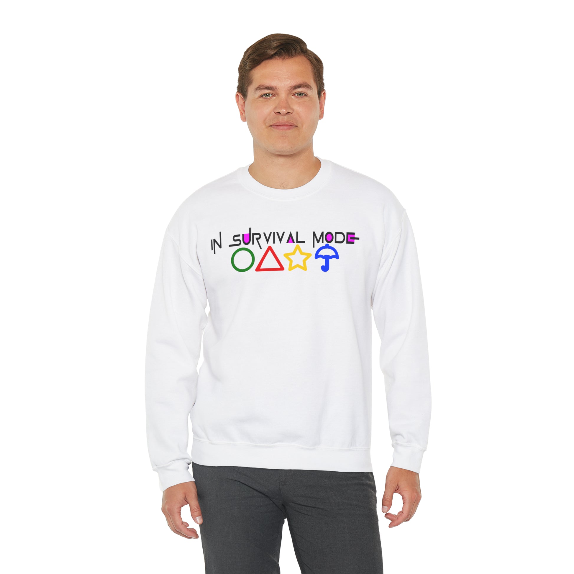 "In Survival Mode" (Squid Game) cookie challenge symbol Sweatshirt