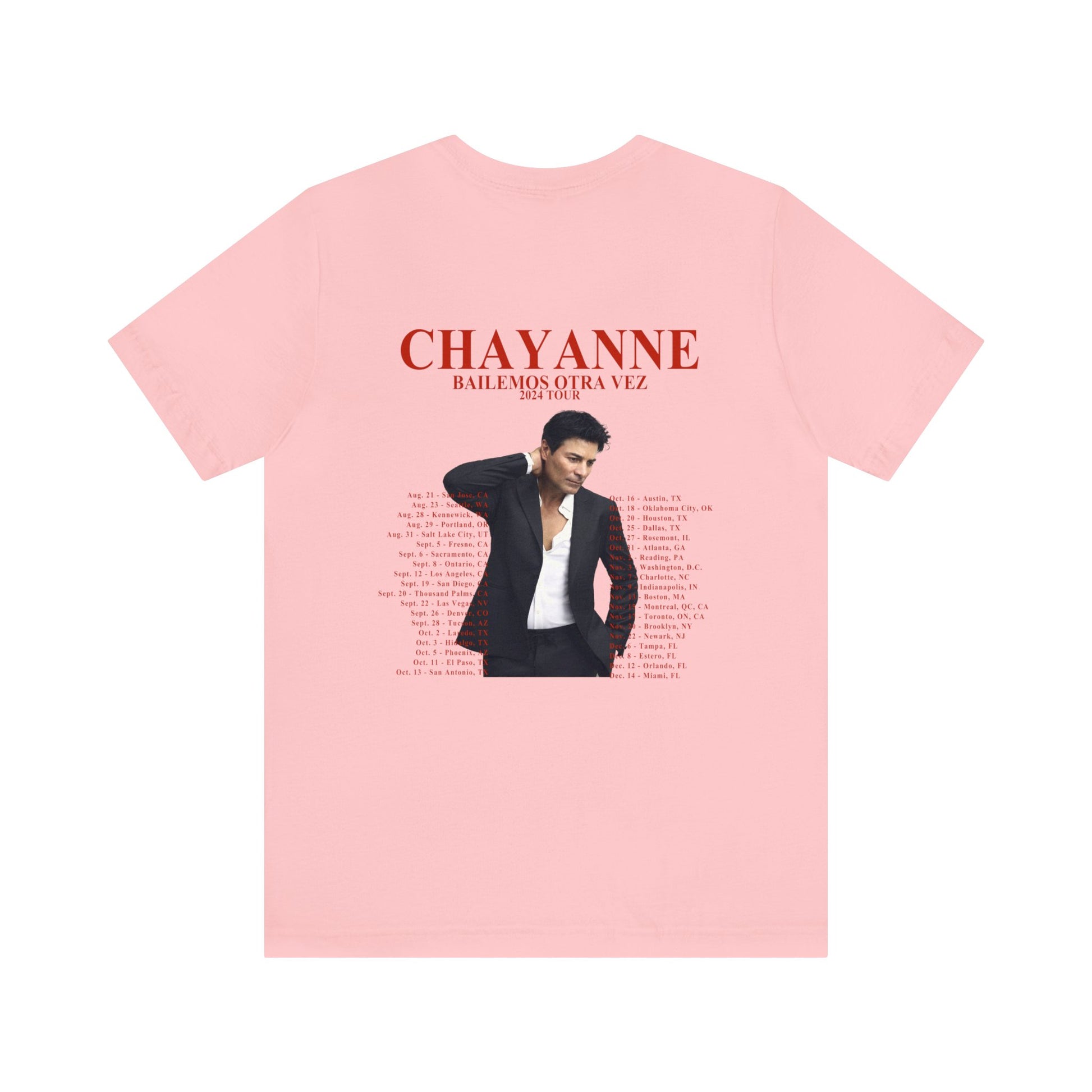 Chayanne "Bailemos Otra Vez" 2024 Tour Shirt