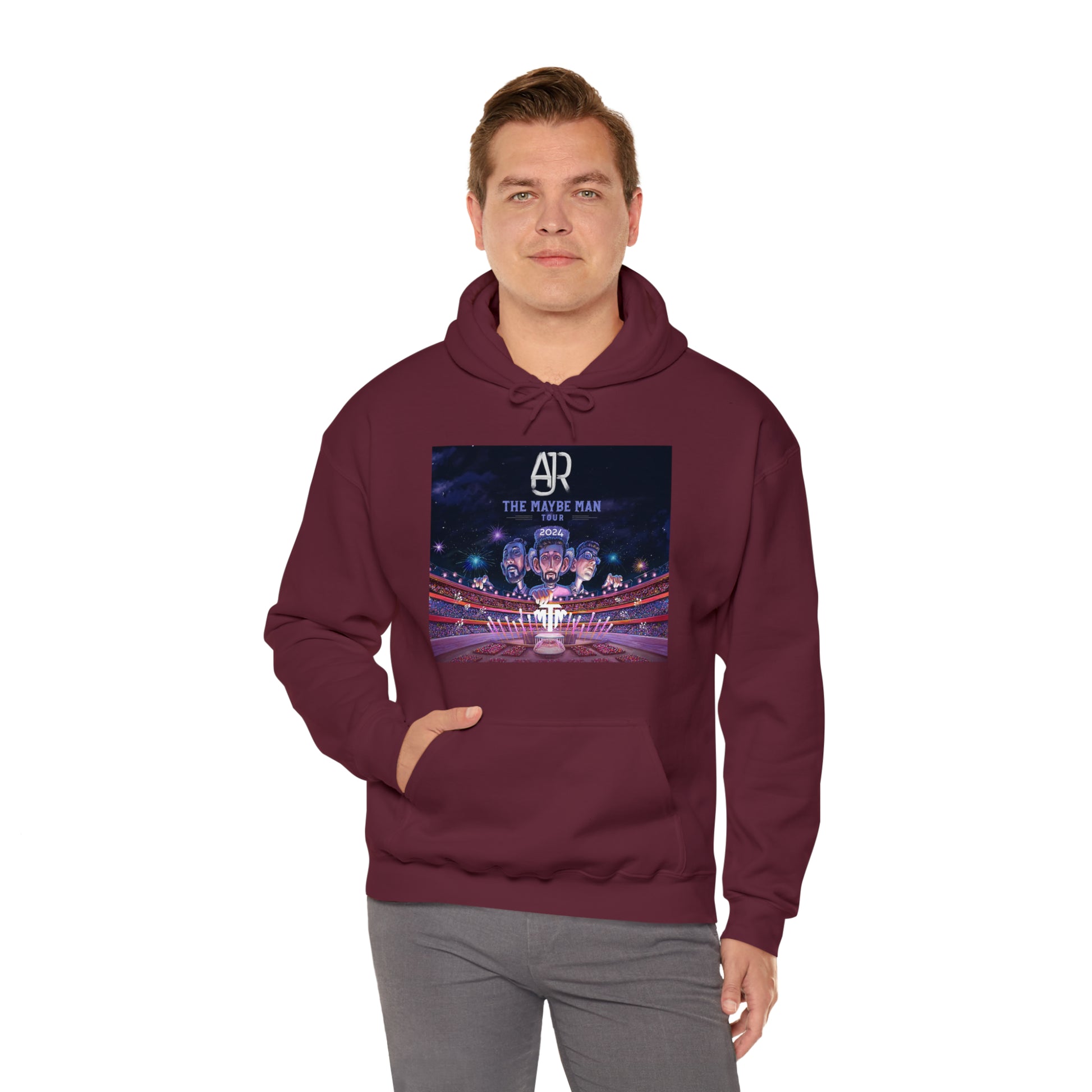 AJR the Maybe Man tour 2024 Hooded Sweatshirt