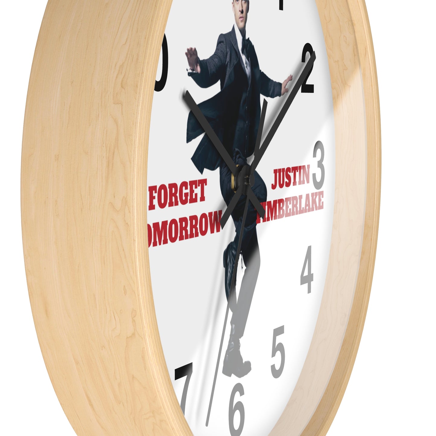 Justin Timberlake Forget Tomorrow 2024 Wall Clock