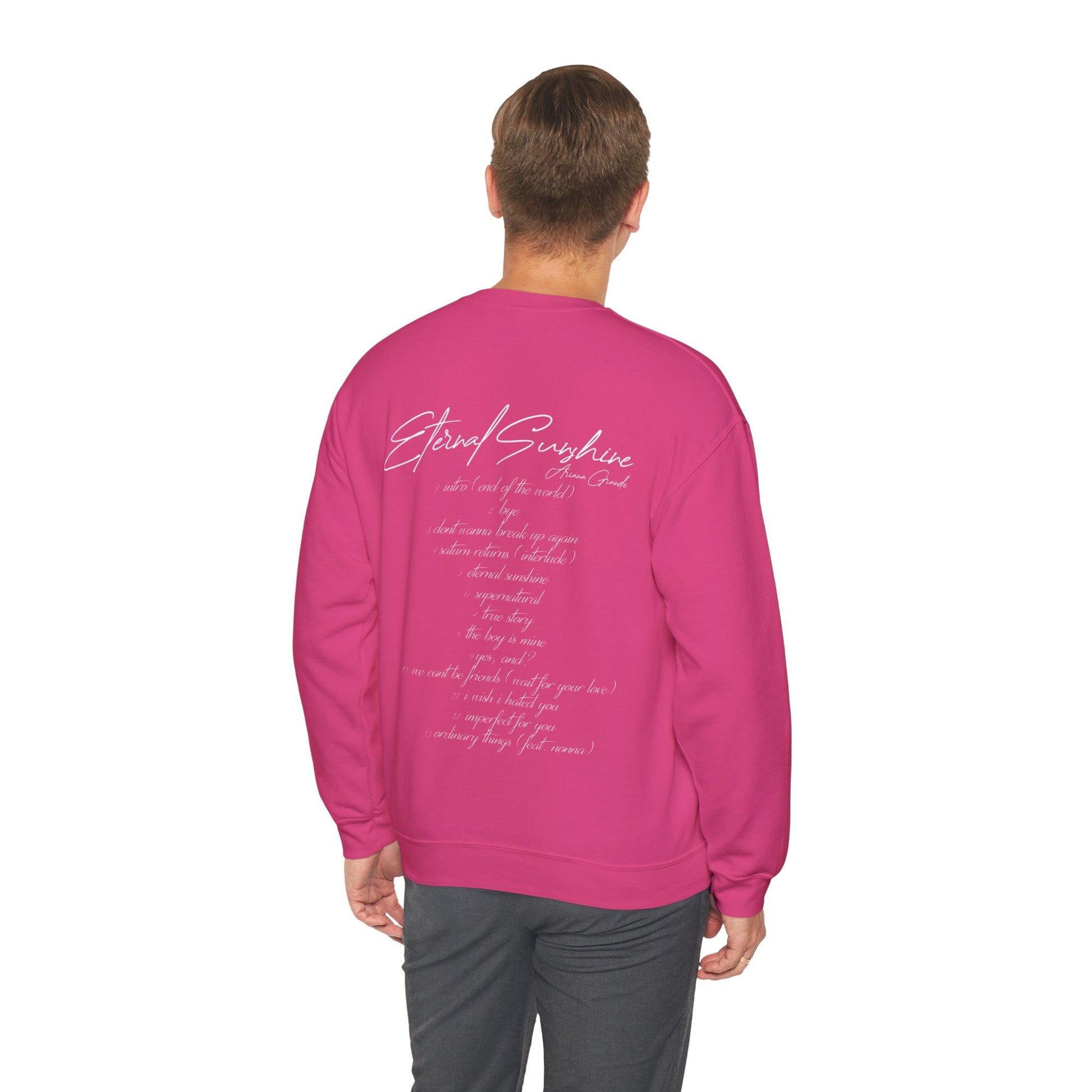 Eternal Sunshine Tracklist (Ariana Grande 2024) Unisex Sweatshirt