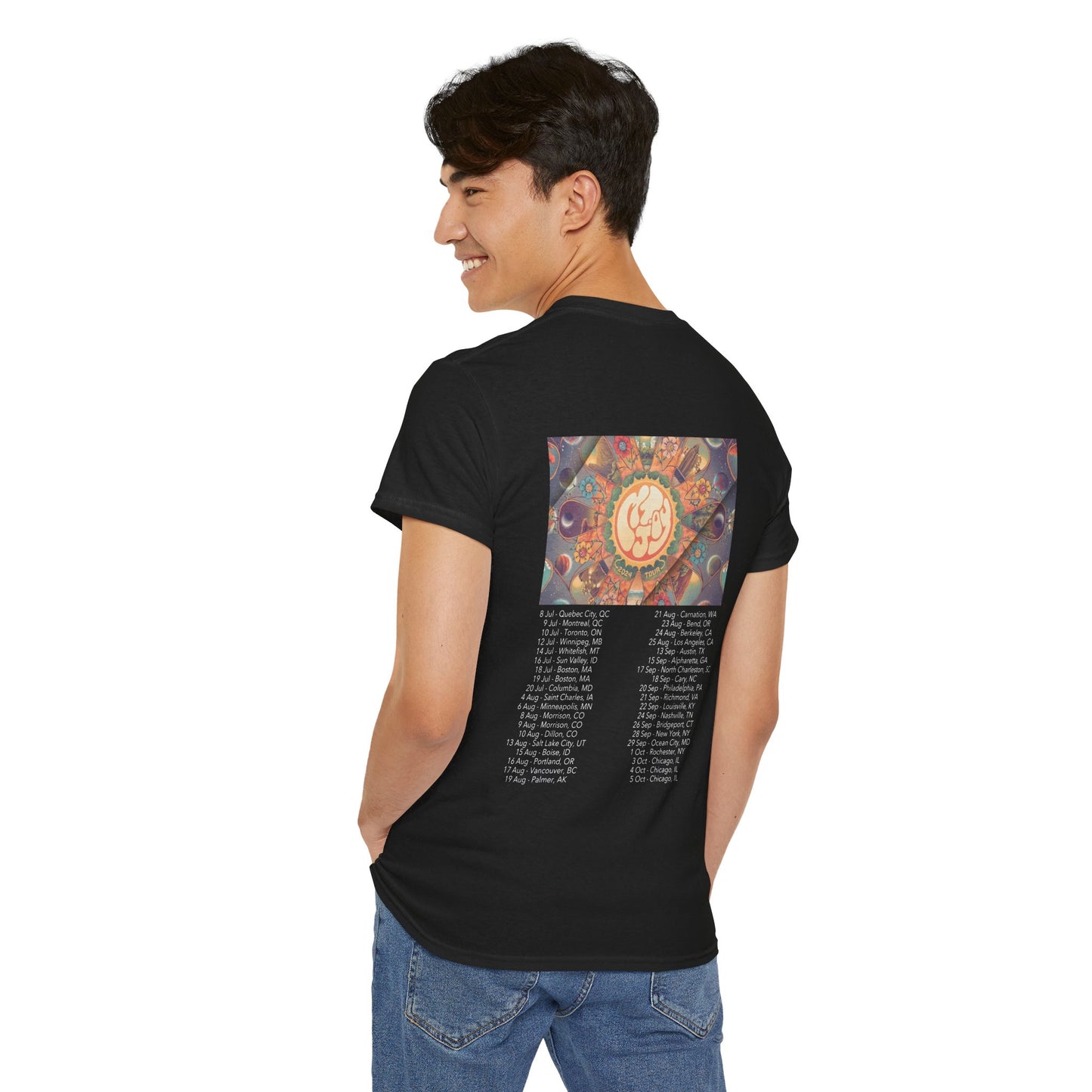 Mt. Joy 2024 Tour Double Sided (With Dates) Unisex Shirt