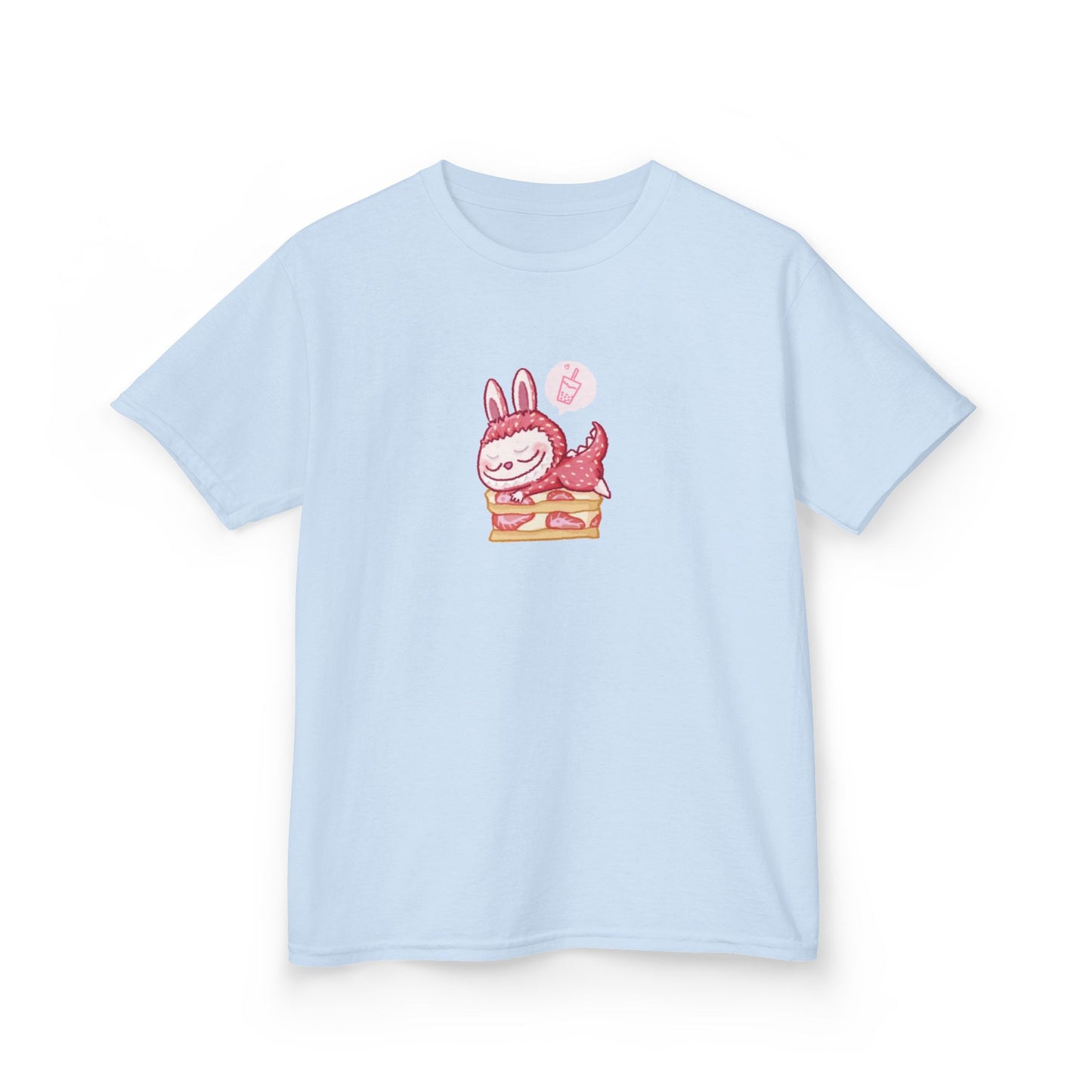 Zimomo (Labubu) X Bubble Tea! Popmart Kids Unisex Shirt