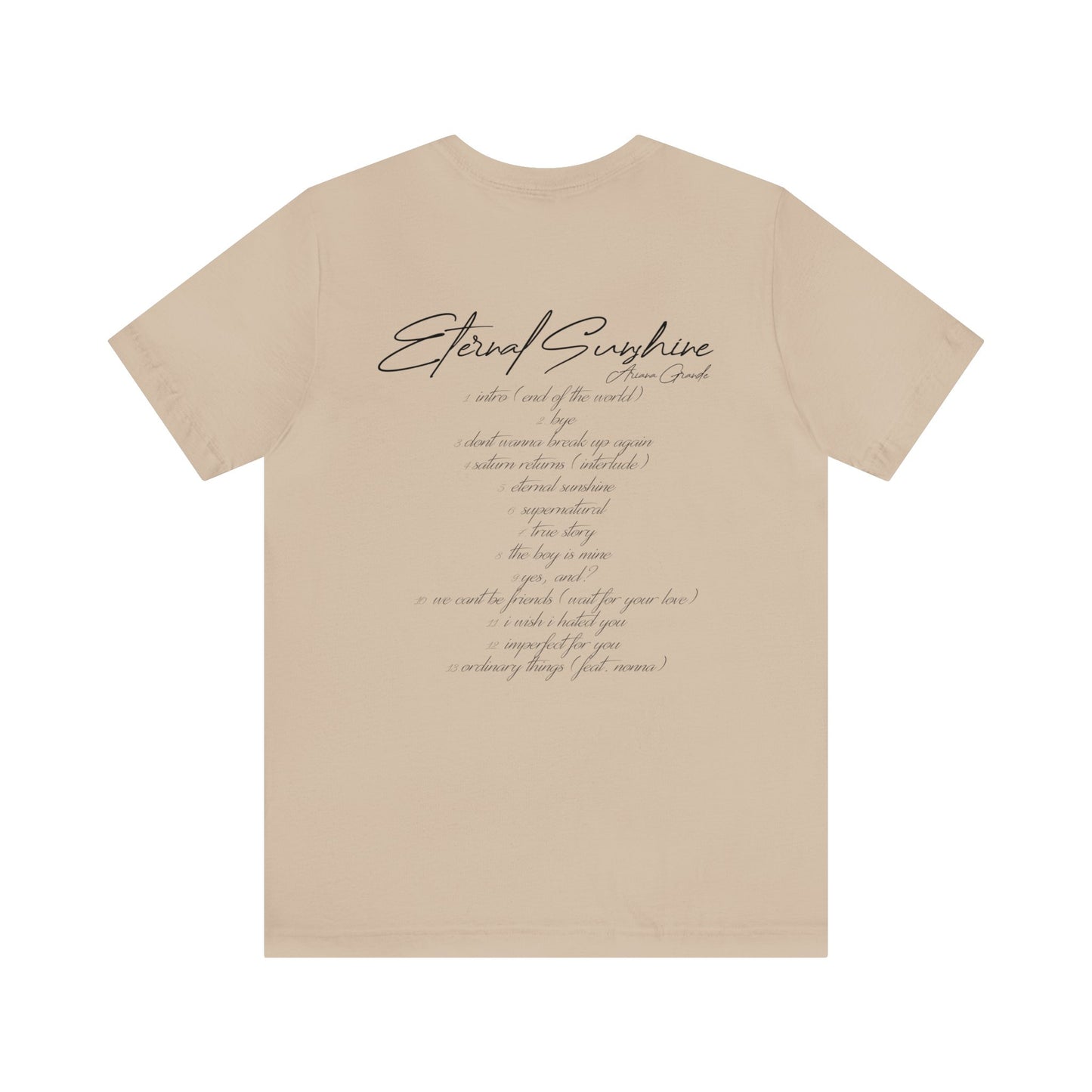 Eternal Sunshine Tracklist (Ariana Grande 2024) Unisex Shirt