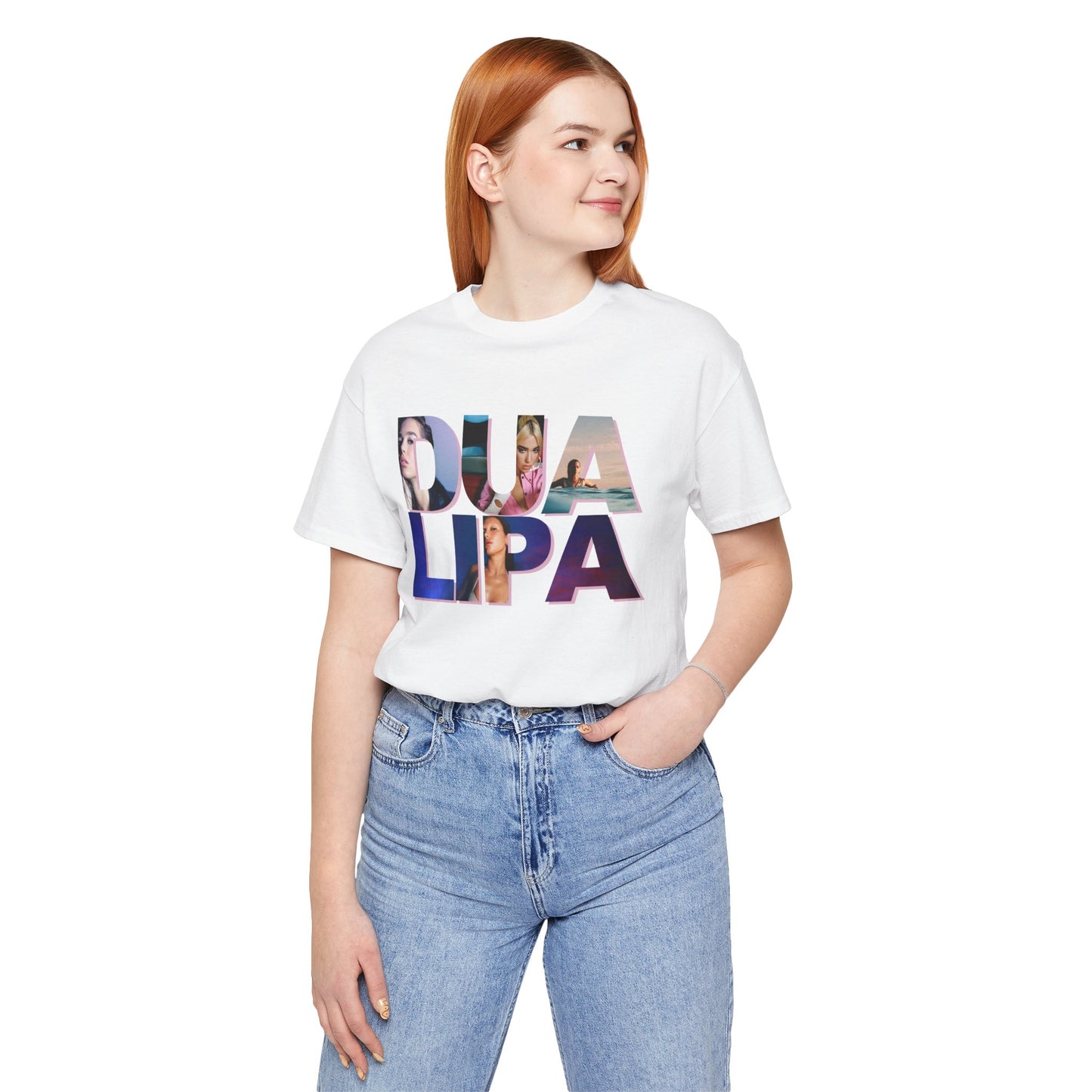 DUA LIPA (Discography - 2024 Radical Optimism Era) Unisex Jersey Short Sleeve Tee