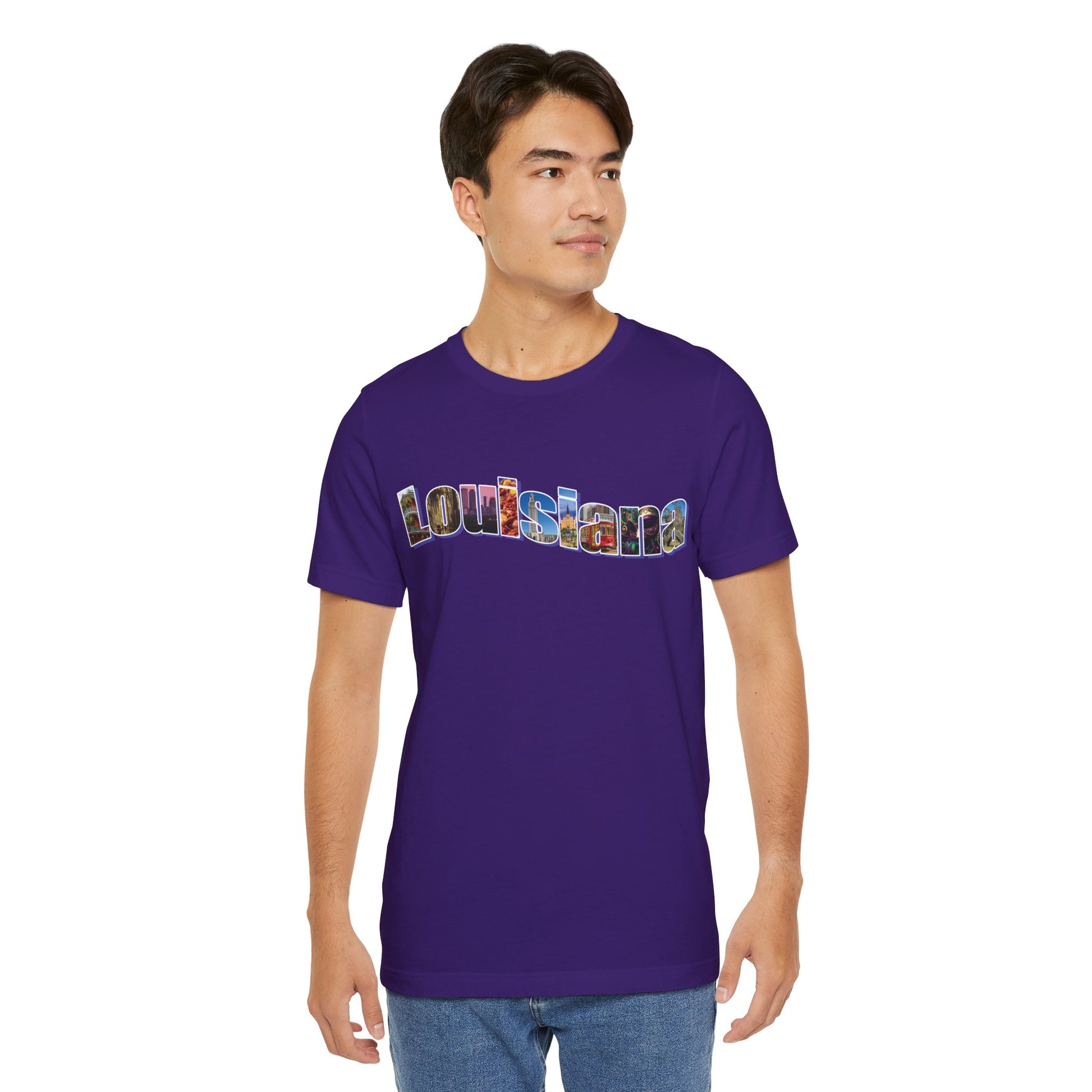 Louisiana State Collage Unisex Jersey Short Sleeve Tee city state pride new orleans mardi gras gift idea