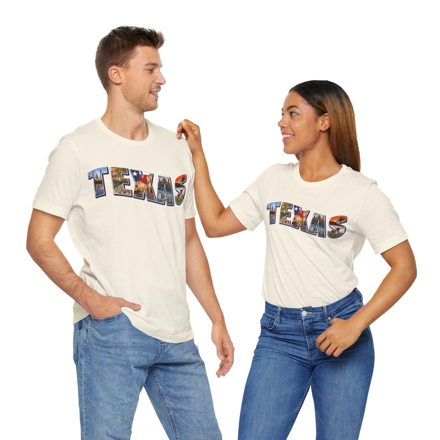 Texas State Collage Unisex Jersey Short Sleeve Tee