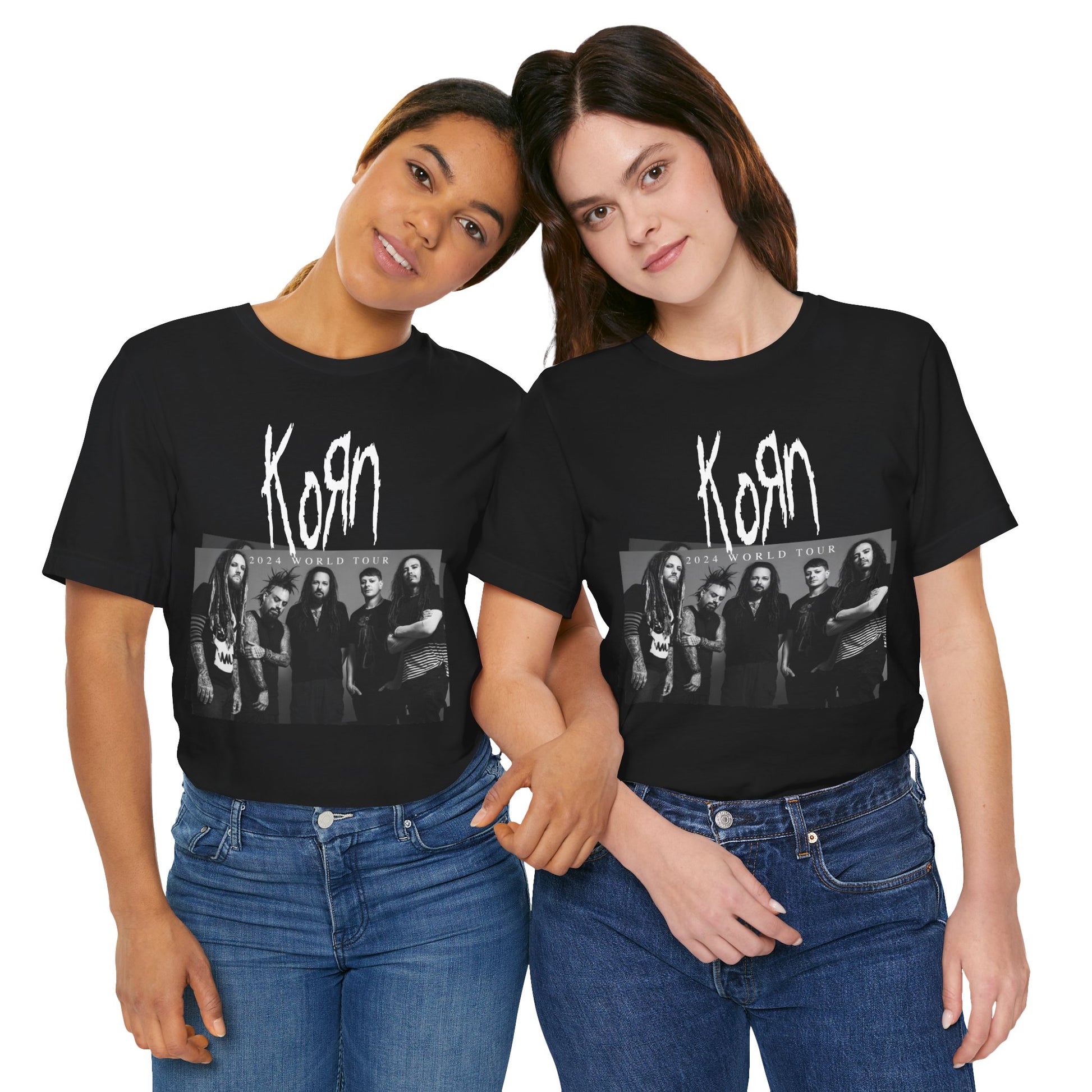 KORN 2024 Tour Double sided with dates Unisex Shirt