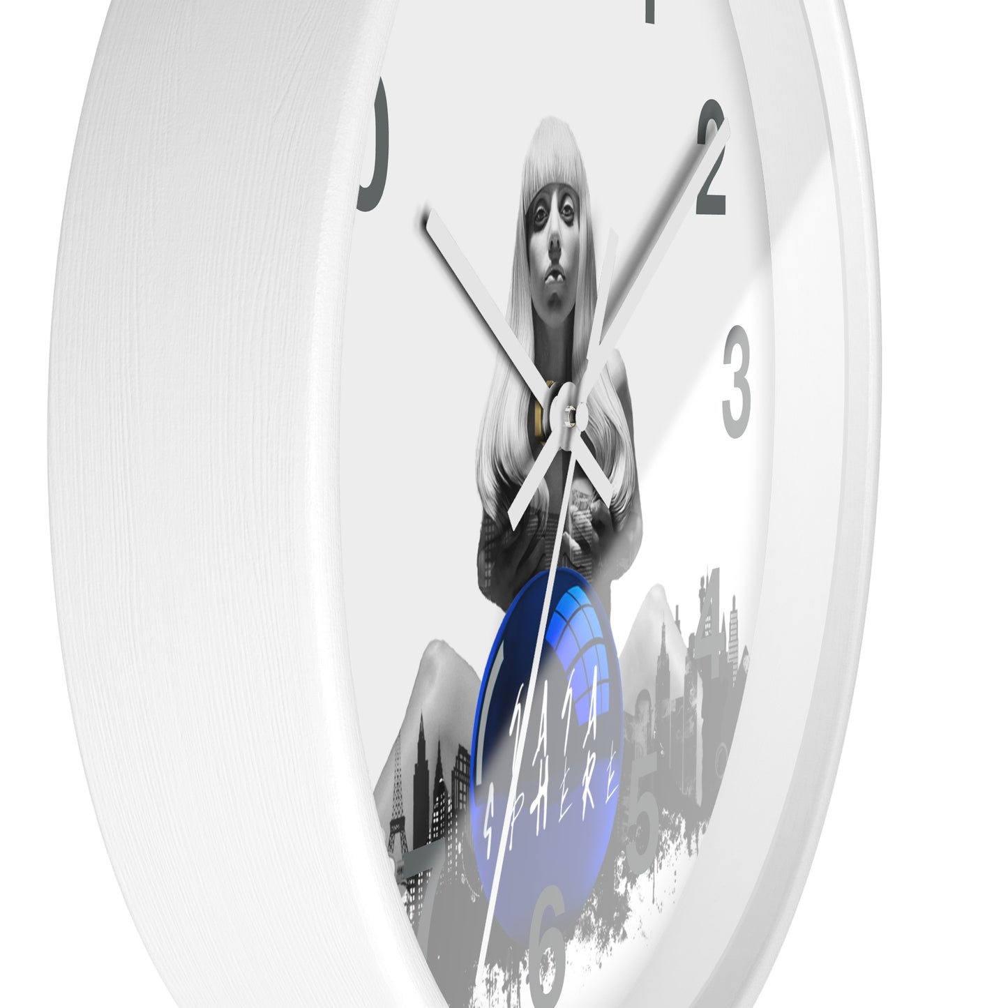 Lady Gaga Sphere Wall Clock