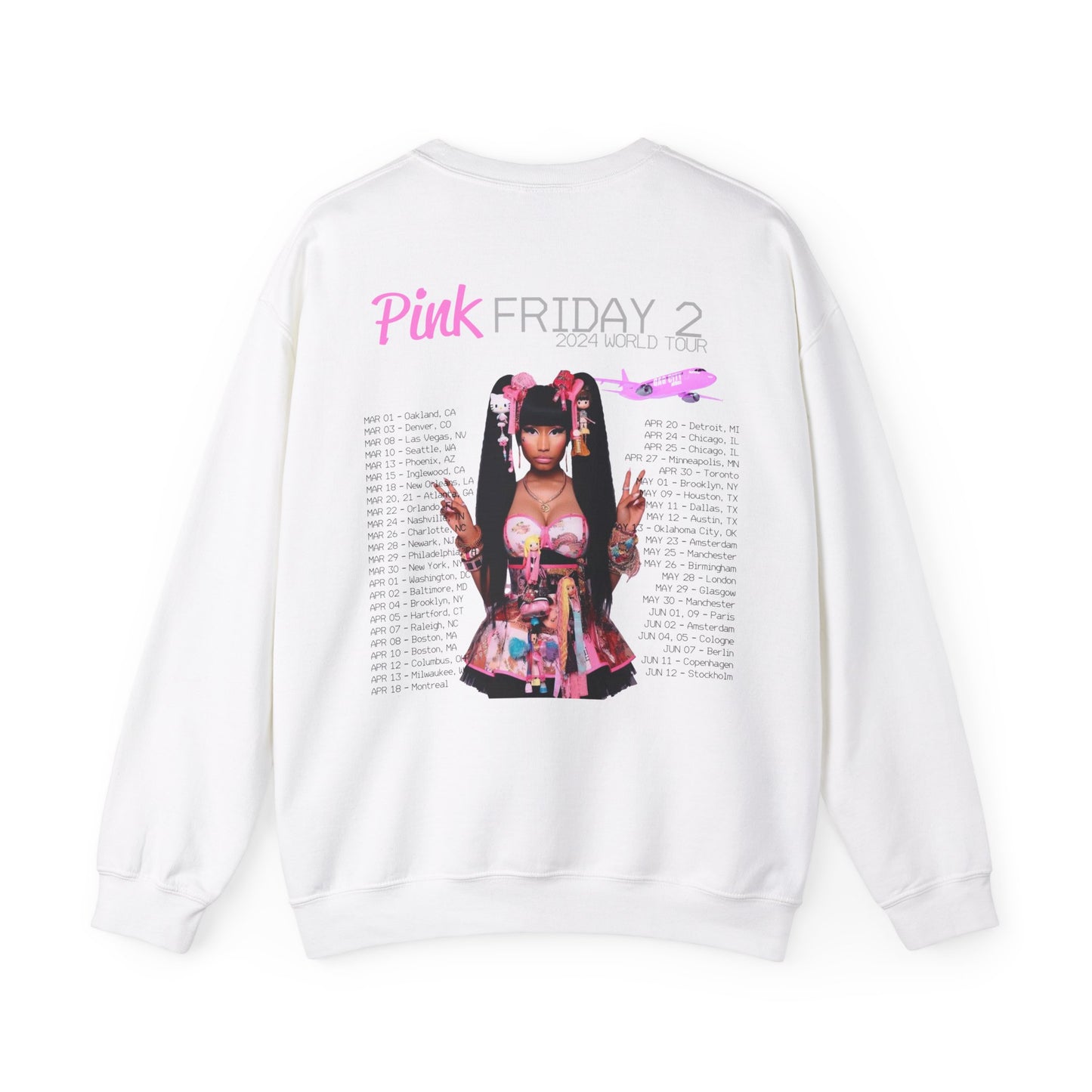 Pink Friday 2 (Nicki Minaj) 2024 Tour Sweatshirt