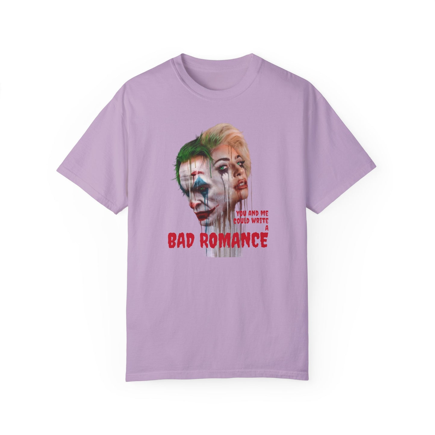 Joker Bad Romance Lady gaga folie a deux Unisex Garment-Dyed T-shirt