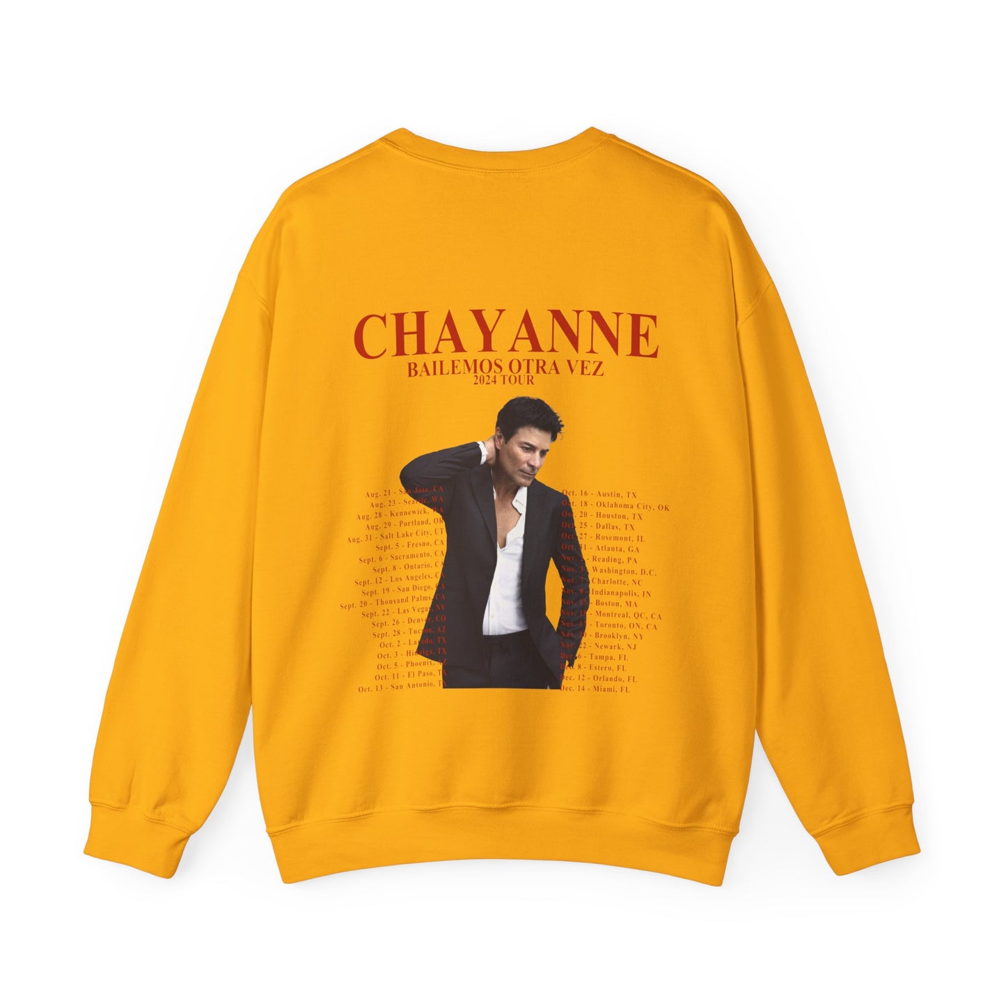 Chayanne "Bailemos Otra Vez" 2024 Tour Sweater