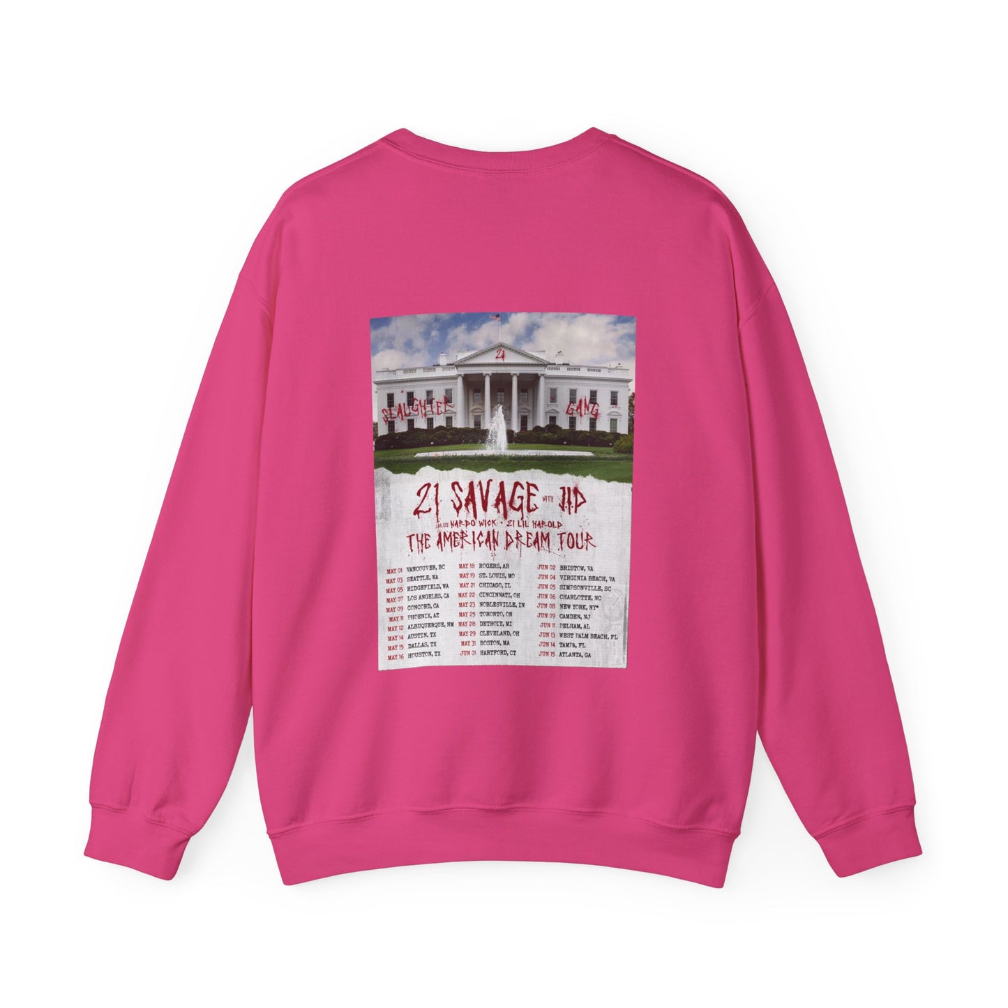 21 Savage THE AMERICAN DREAM Tour (2024) Sweatshirt