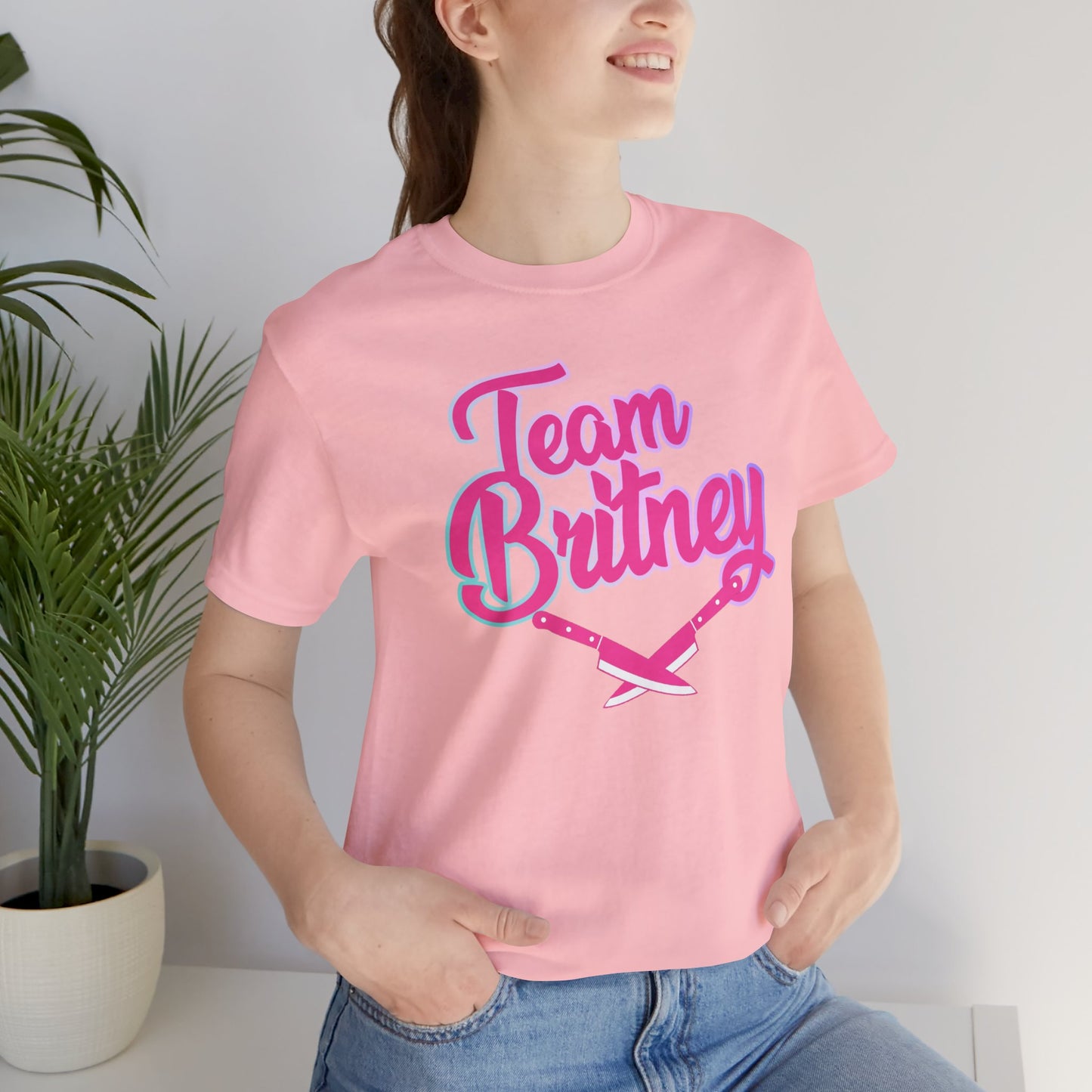 Team Britney (Knives) Unisex Jersey Short Sleeve Tee