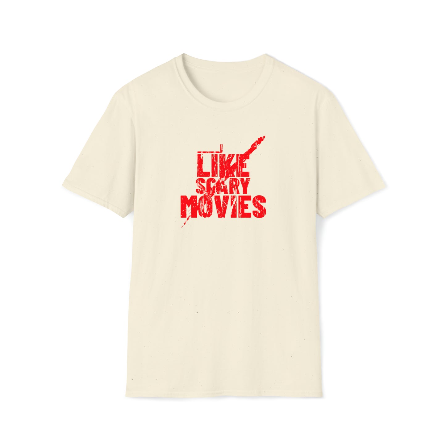 "I like scary movies" halloween spooky season unisex T-Shirt