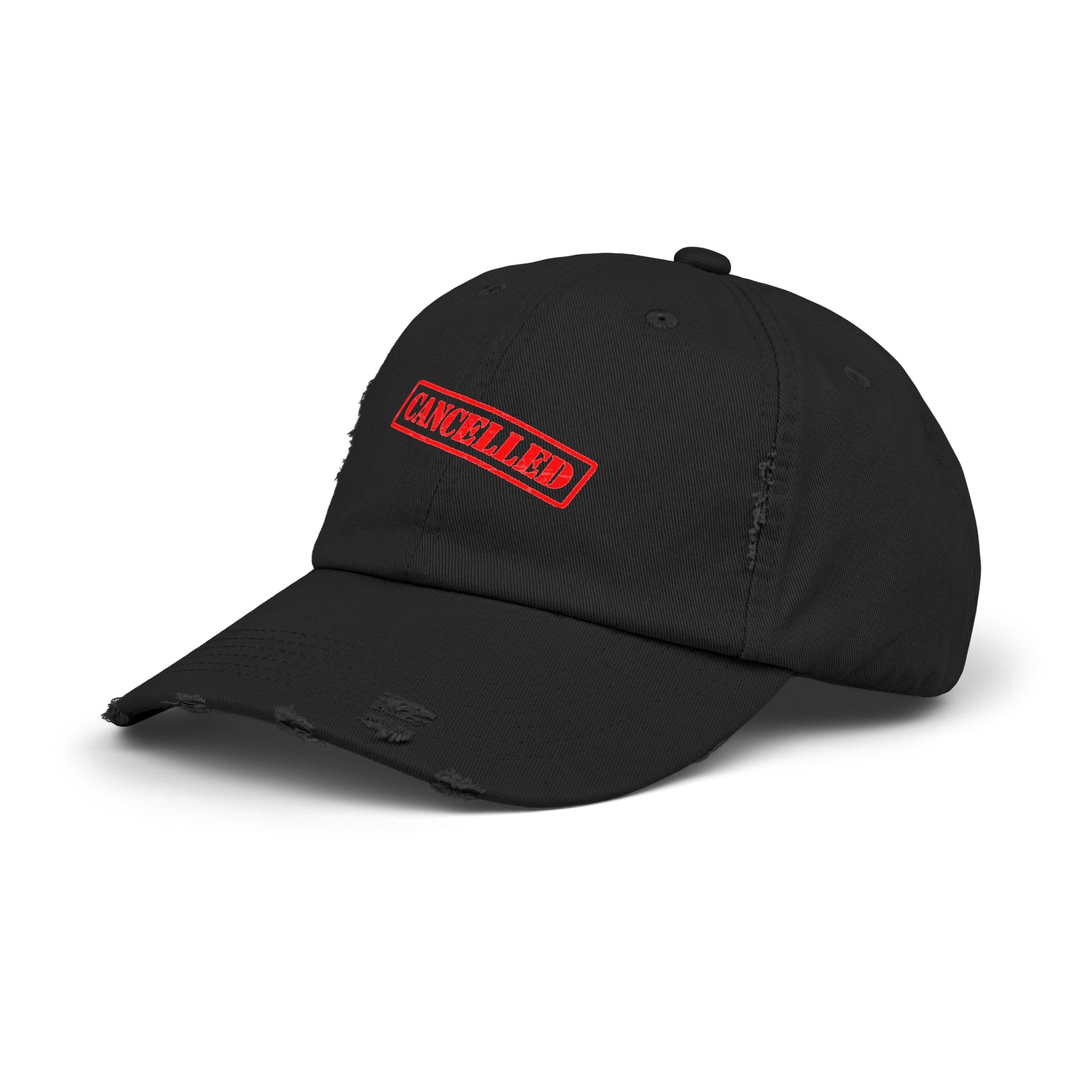 Cancelled (Viral Meme) Unisex Distressed Cap