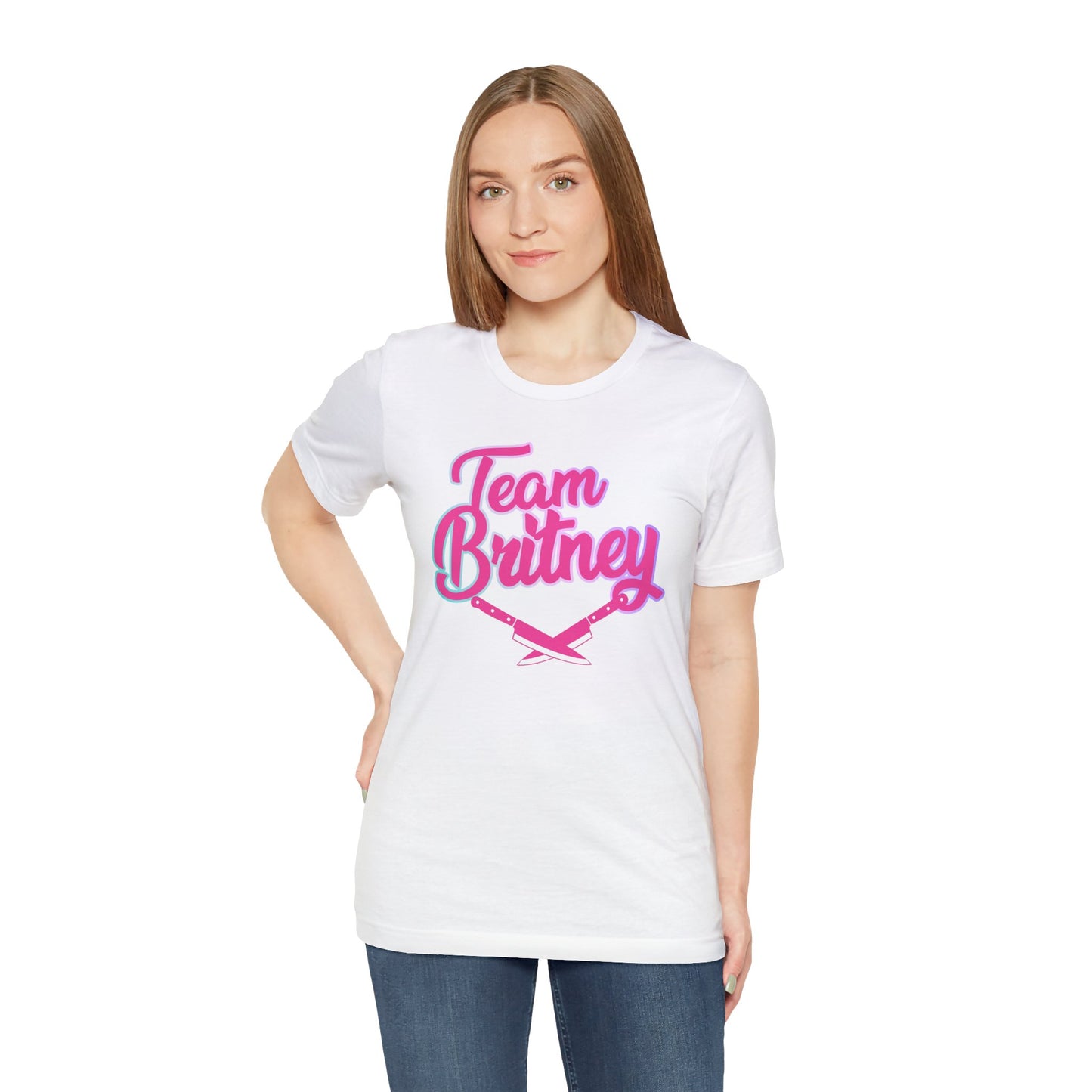 Team Britney (Knives) Unisex Jersey Short Sleeve Tee