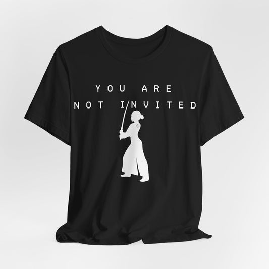 You are NOT Invited (3 Body Problem Inspired) Unisex Jersey Tee