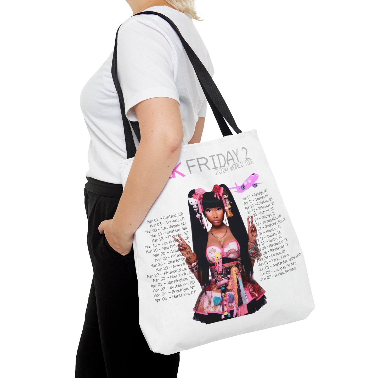 Pink Friday 2 (Nicki Minaj) World Tour 2024 Tote Bag