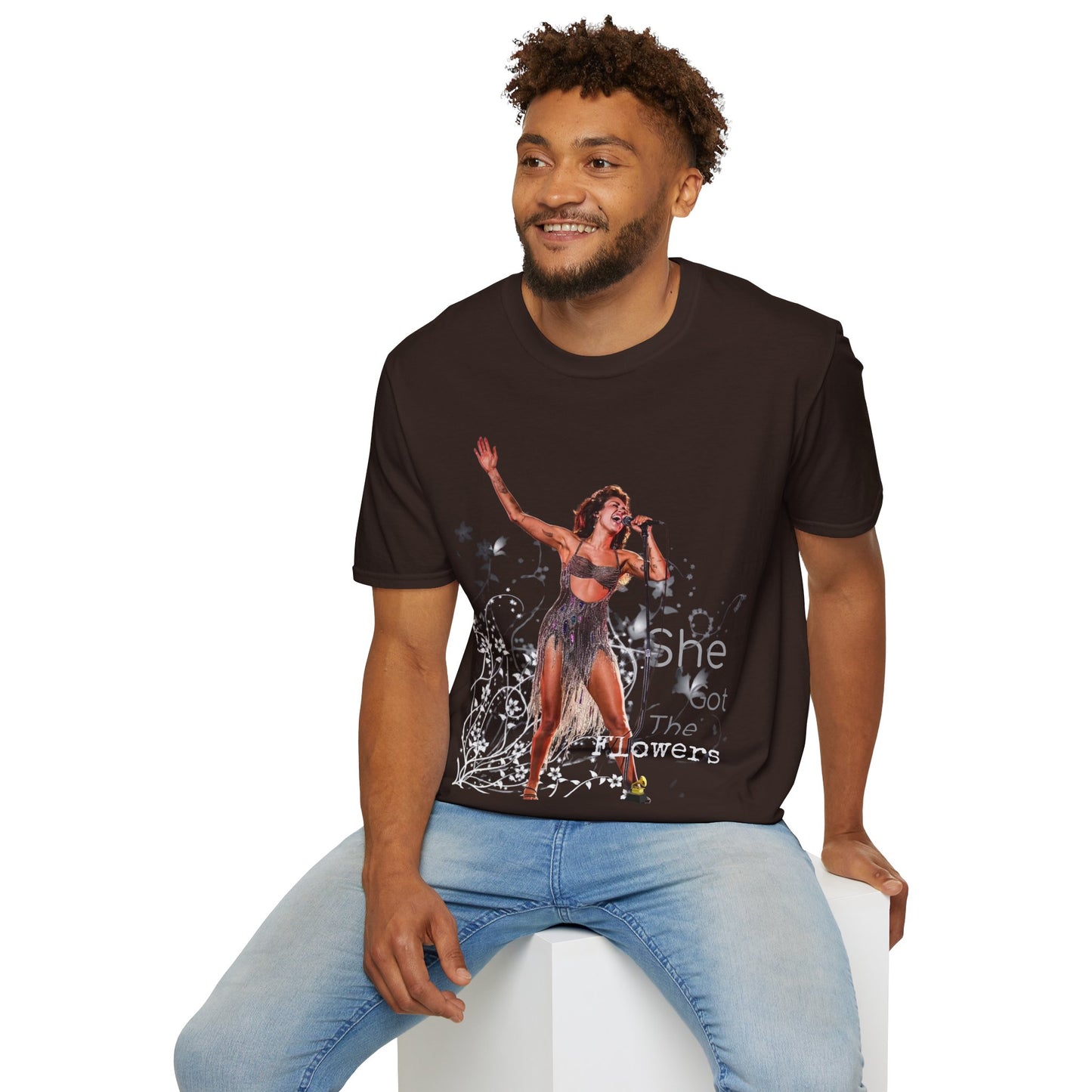 Miley Cyrus Flowers Grammy 2024 Unisex Softstyle T-Shirt