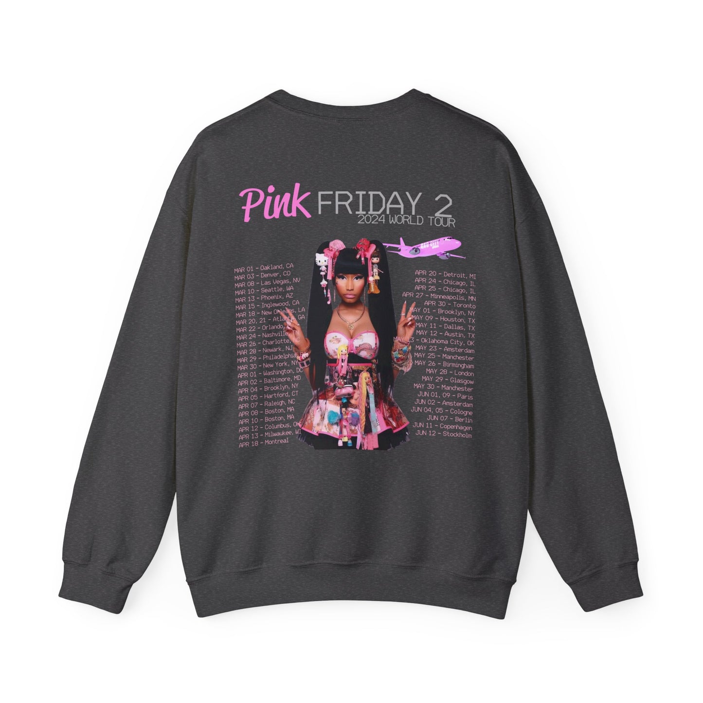 Pink Friday 2 (Nicki Minaj) 2024 Tour Sweatshirt