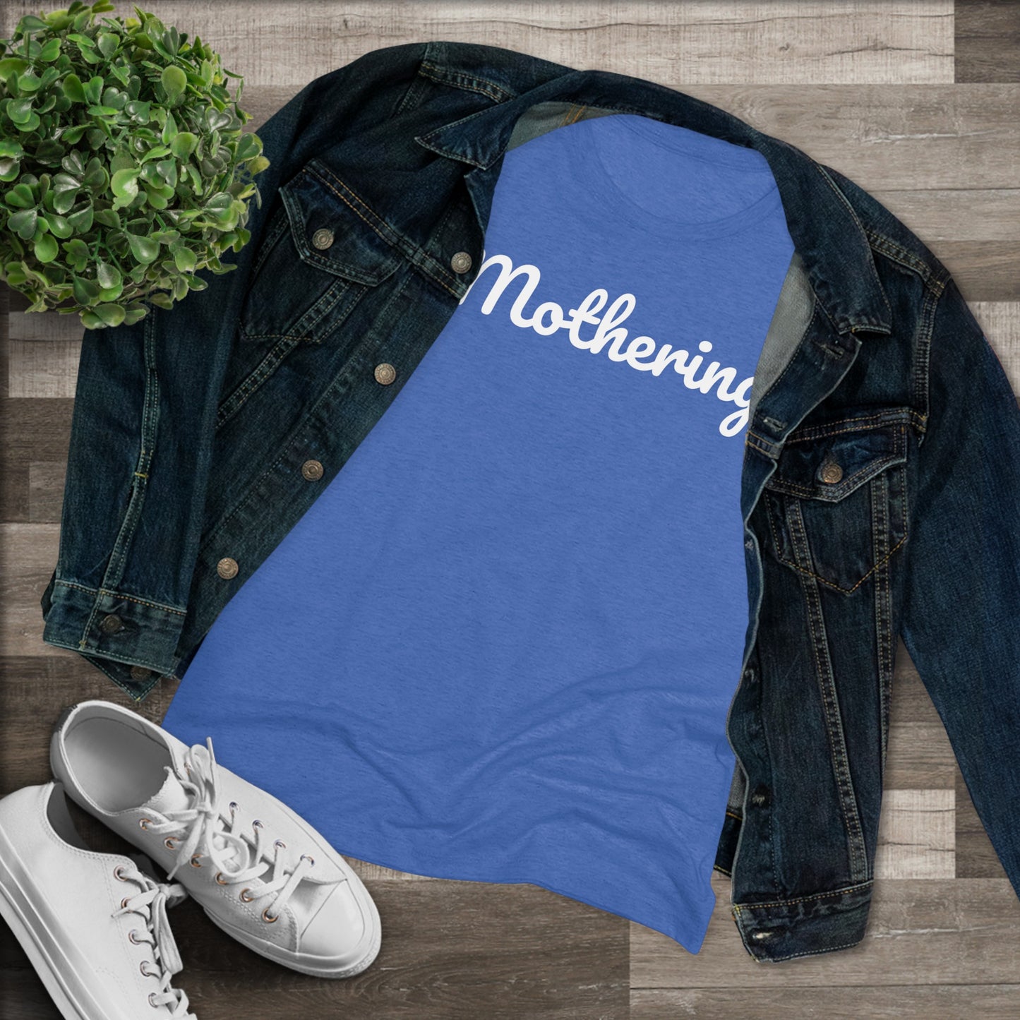 "Mothering" Women's Triblend Tee