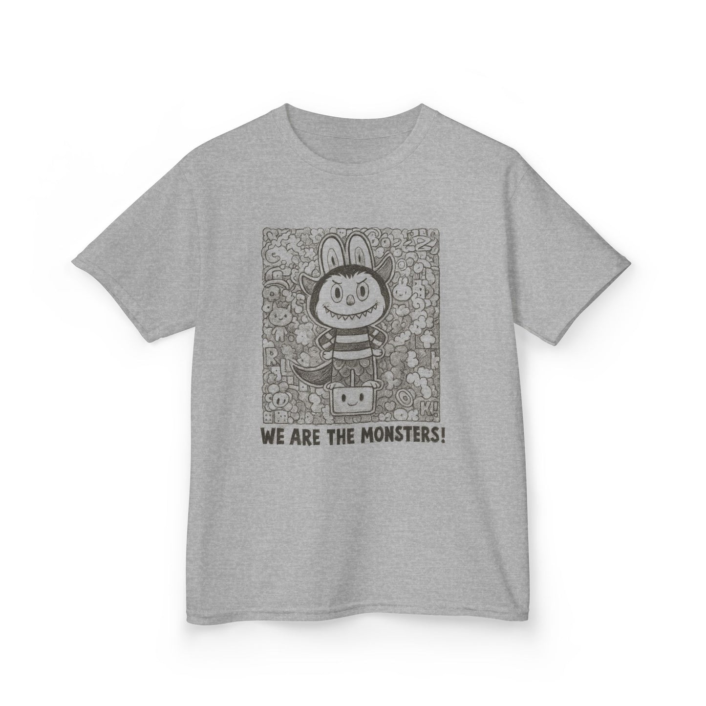 We Are The Monsters! (Sketch Labubu-Inspired) Kid's Unisex Shirt