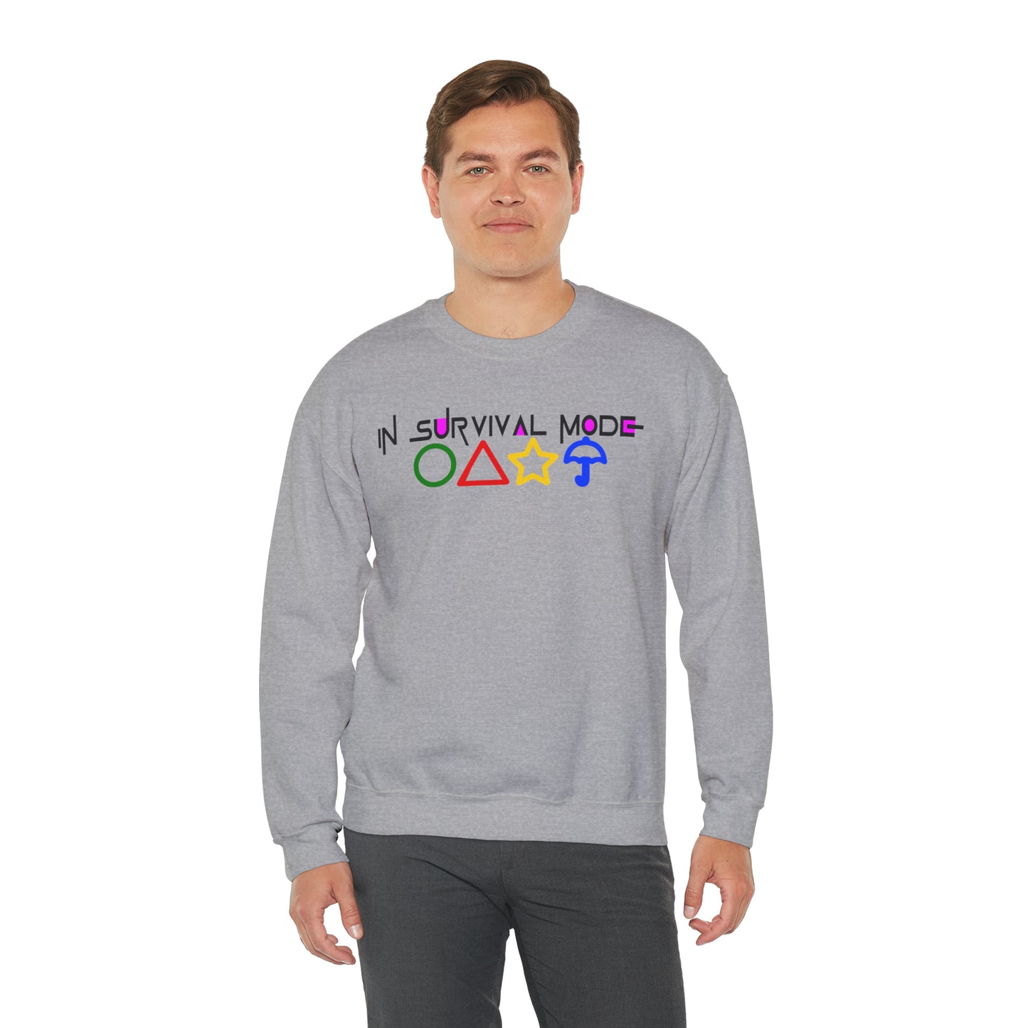 "In Survival Mode" (Squid Game) cookie challenge symbol Sweatshirt