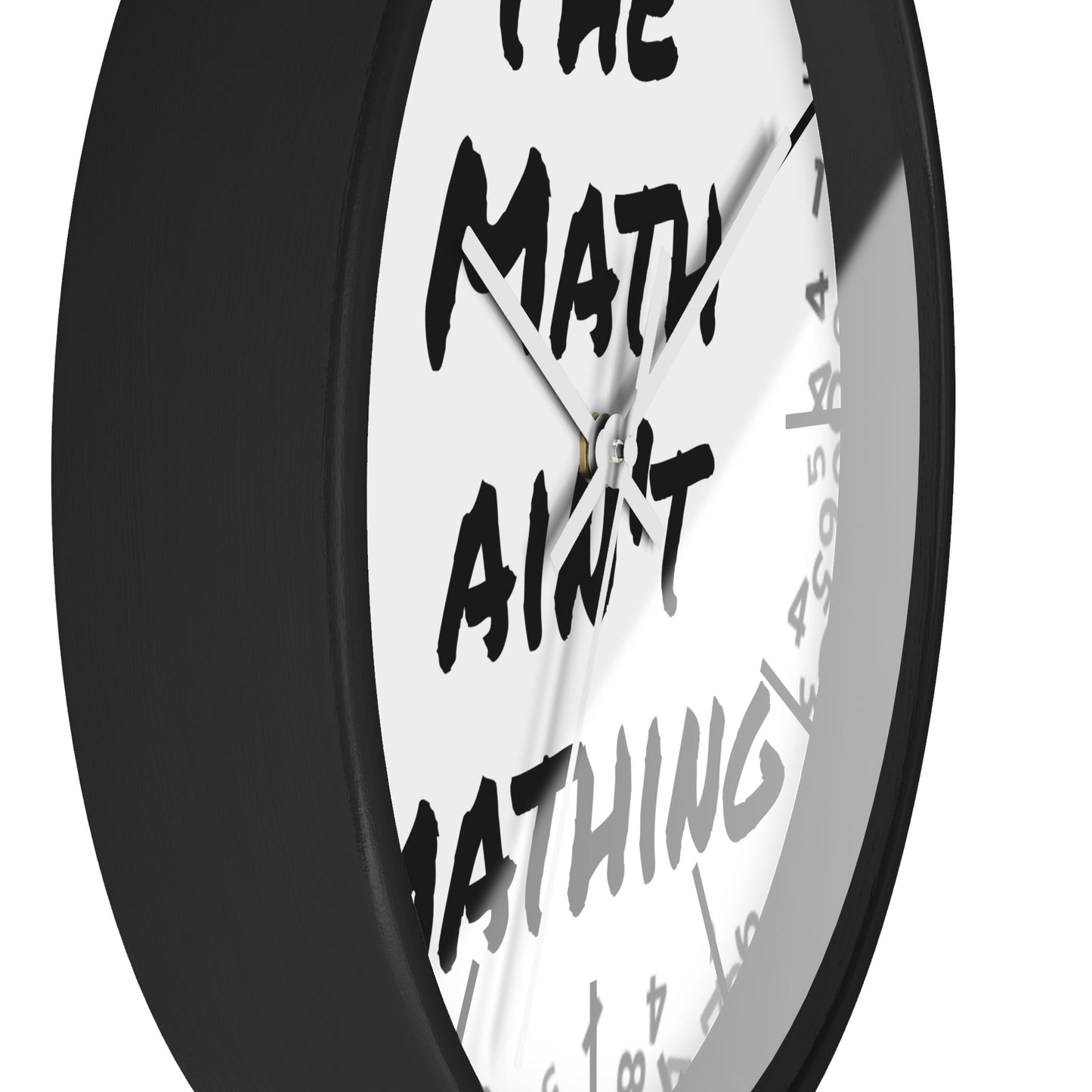 The Math ain't Mathing meme Wall Clock