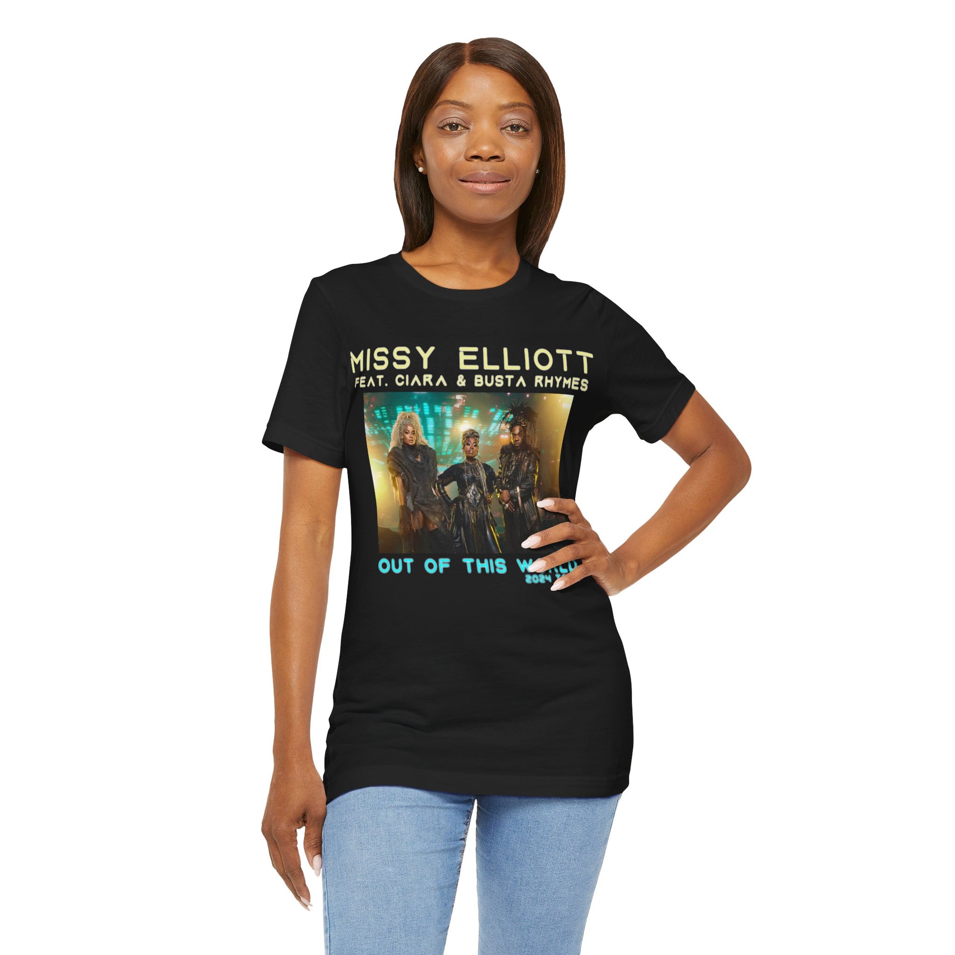 Missy Elliott 2024 Tour x Ciara & Busta Double sided Unisex Shirt