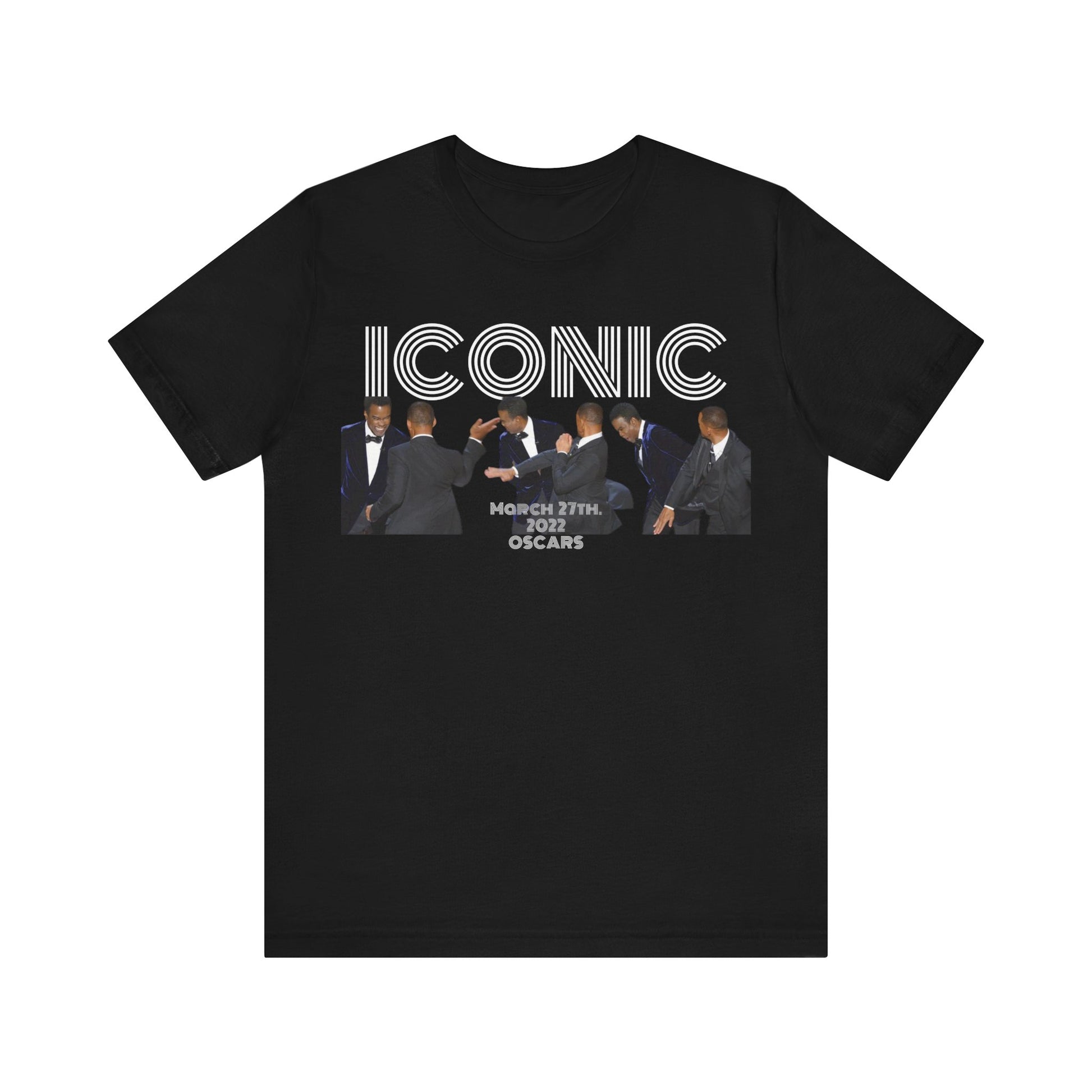 ICONIC 2022 Oscar slap Will Smith and Chris Rock Unisex Jersey Tee