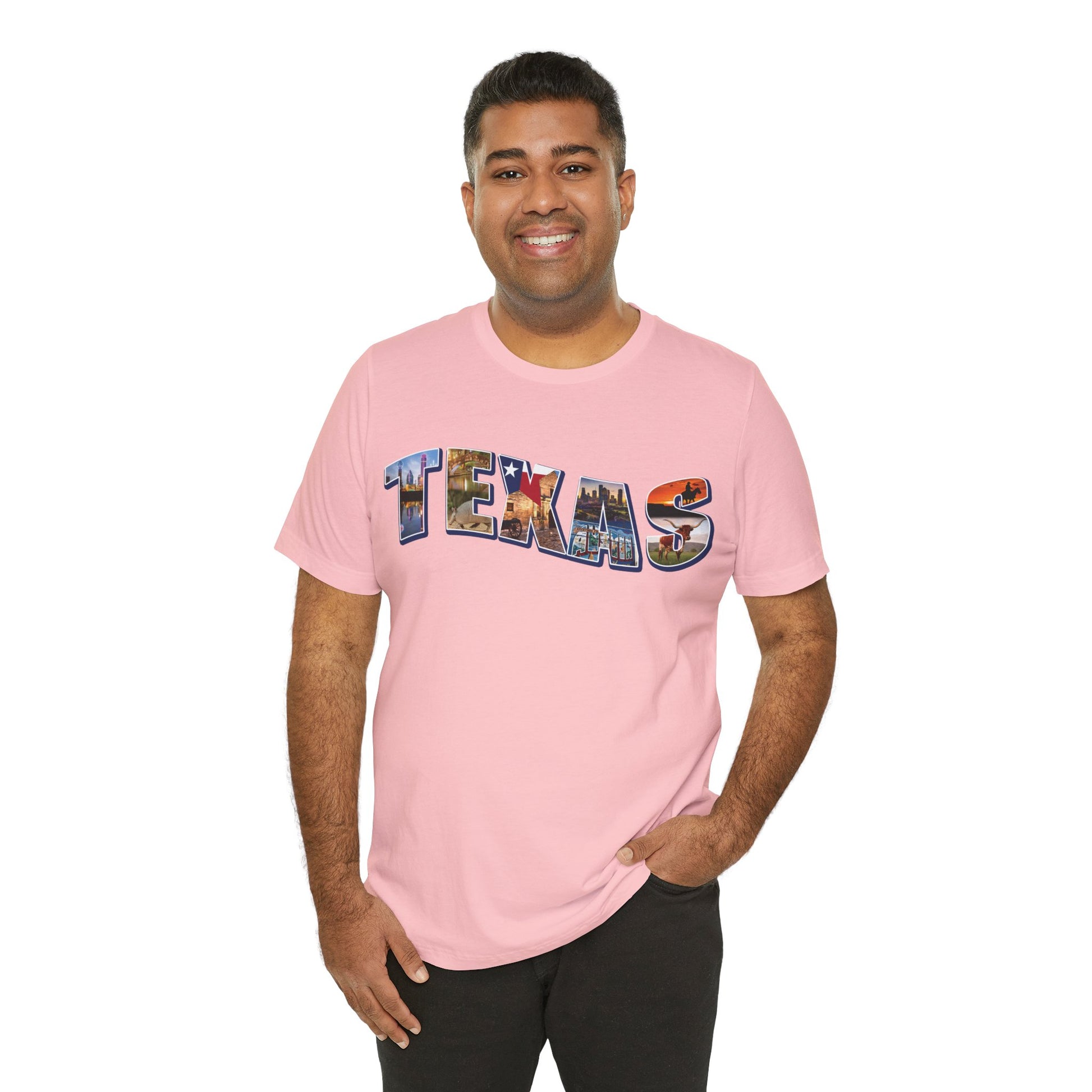 Texas State Collage Unisex Jersey Short Sleeve Tee