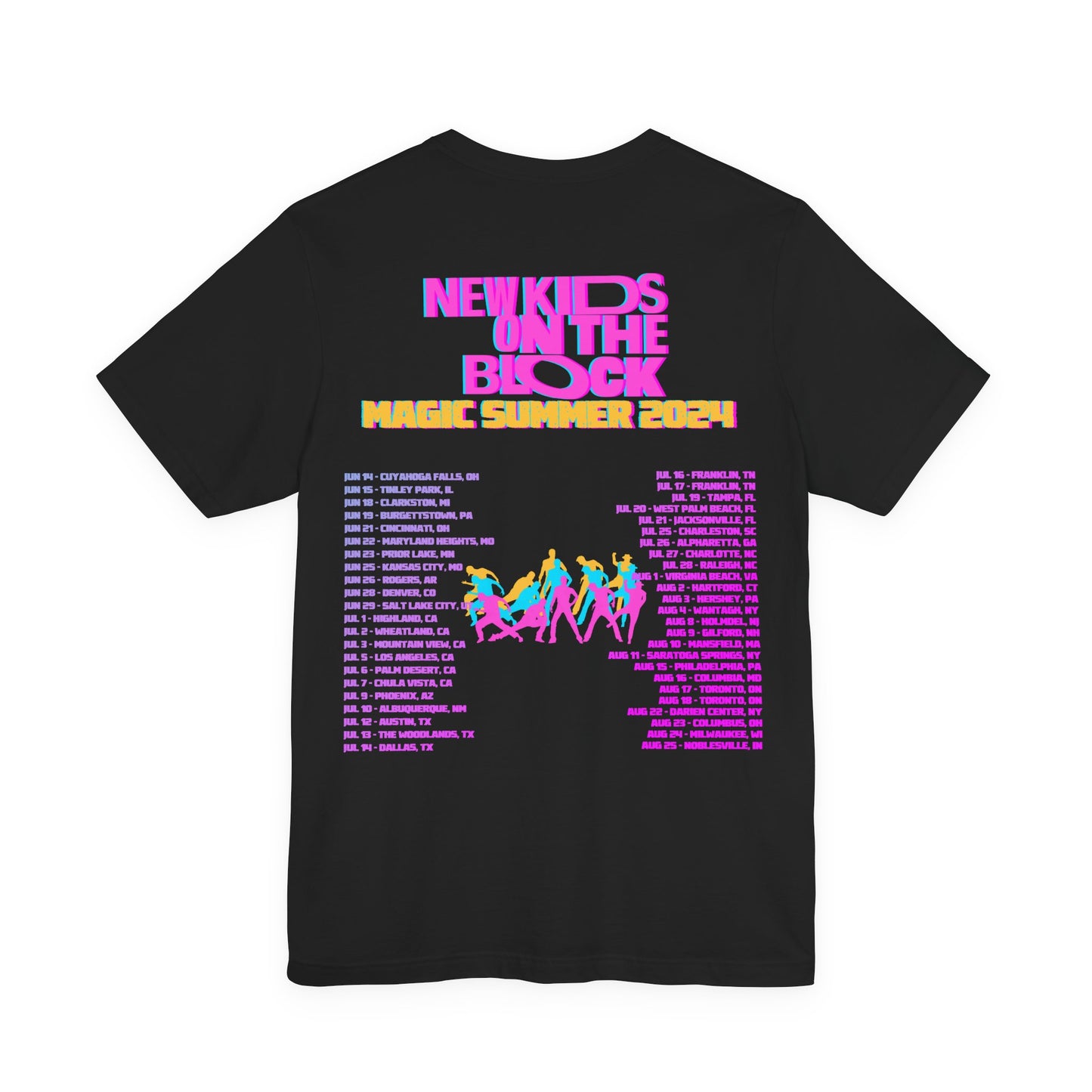 New Kids 2024 Magic Summer TOUR (Double Sided) Unisex Shirt