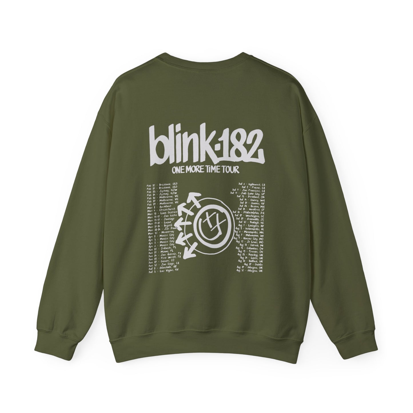 One More Time 2024 World Tour (Blink 182) Sweatshirt