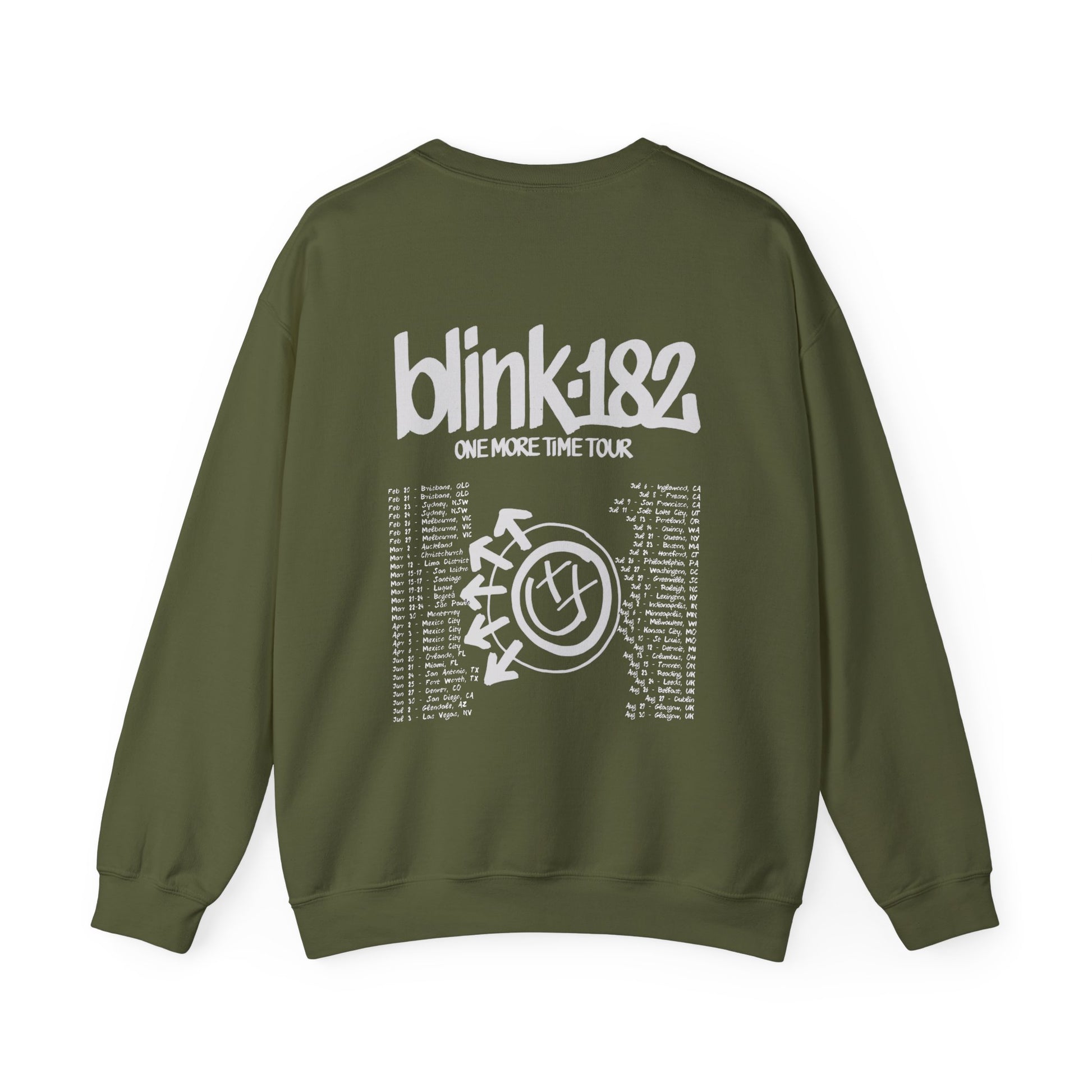 One More Time 2024 World Tour (Blink 182) Sweatshirt