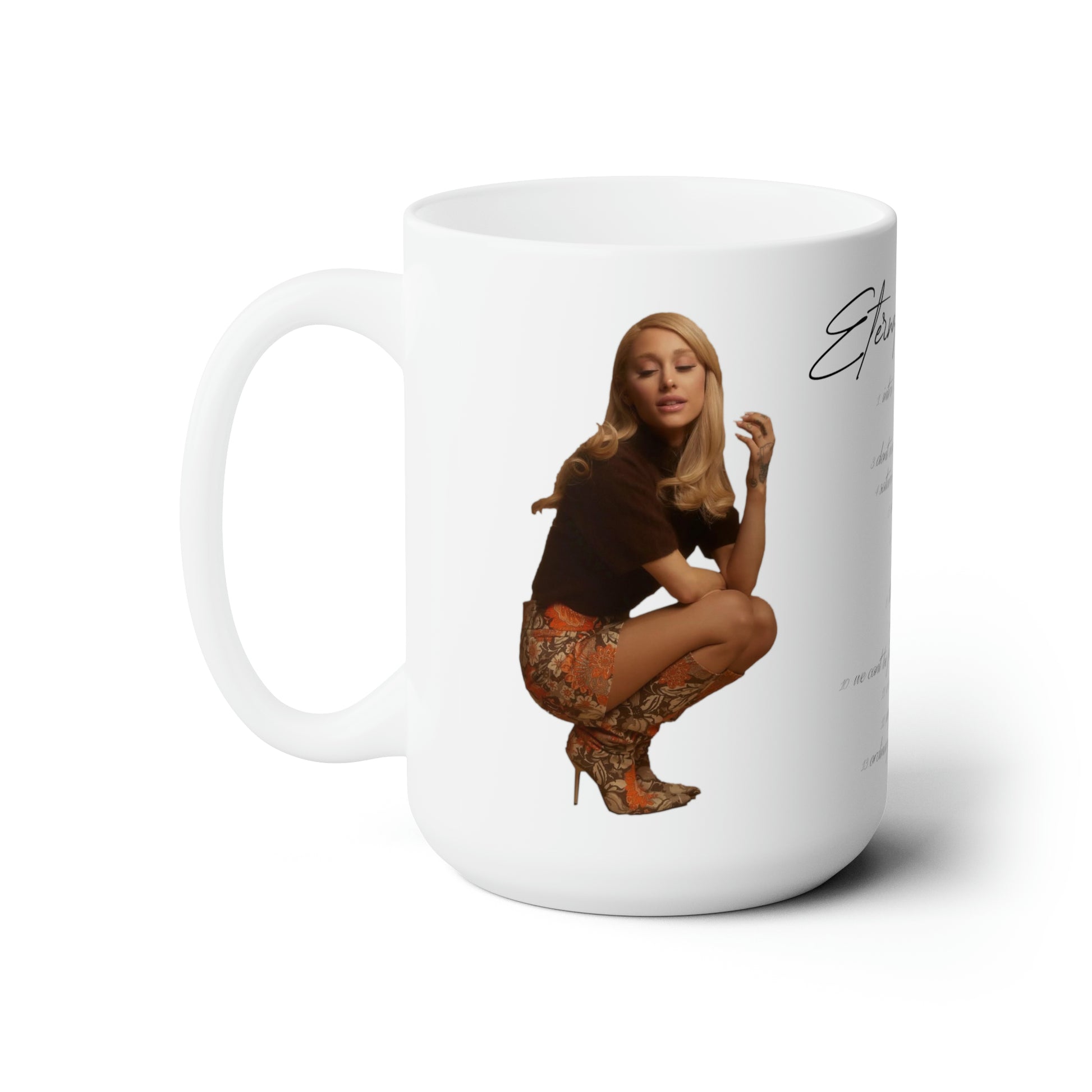 Eternal Sunshine Tracklist (Ariana Grande 2024) Ceramic Mug 15oz