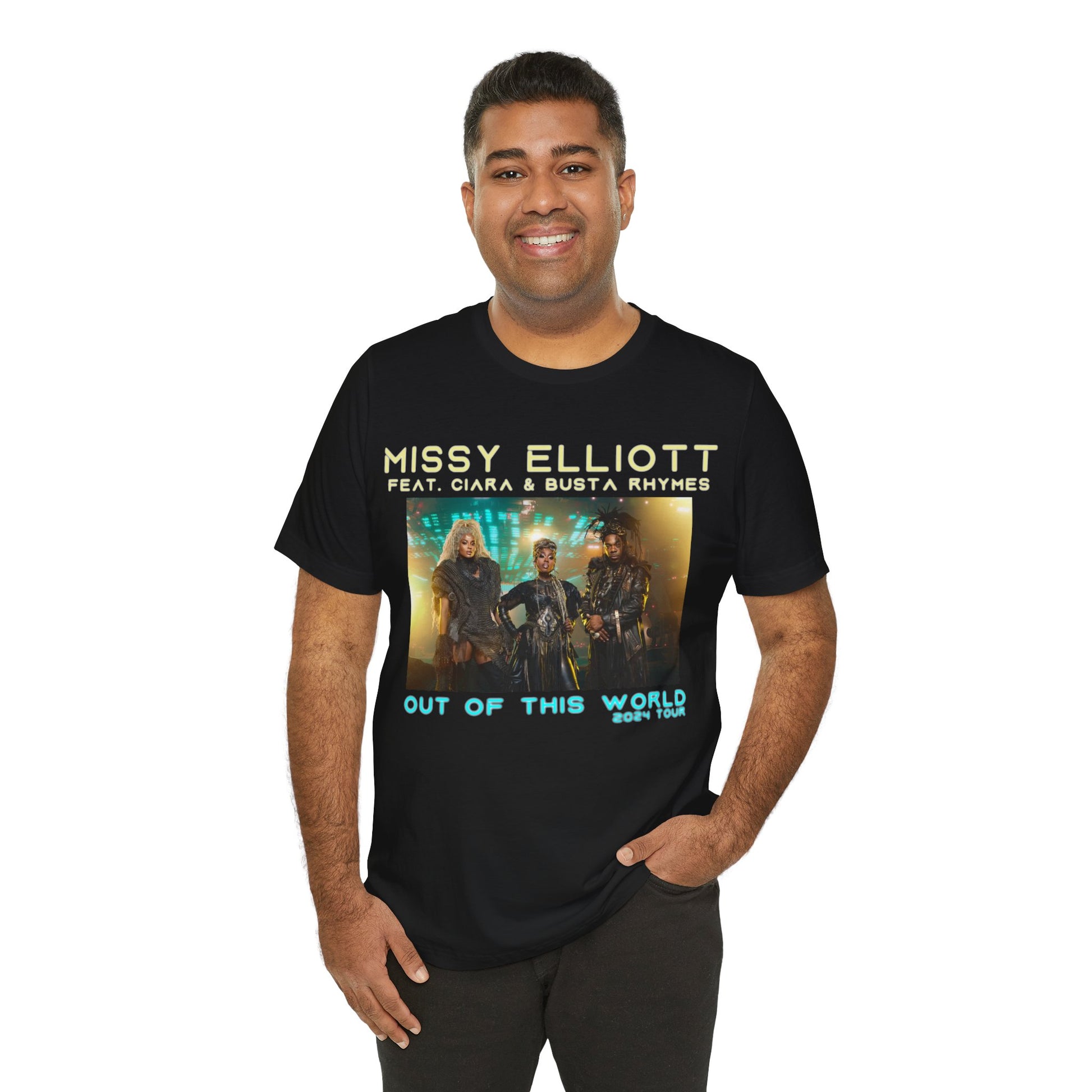 Missy Elliott 2024 Tour x Ciara & Busta Double sided Unisex Shirt